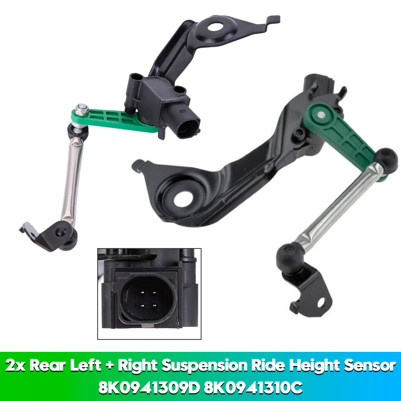 2007-2017 Audi A5 2x Rear Left+Right Suspension Ride Height Sensor 8K0941309D 8K0941310C Generic 2007-2017 Audi A5 2x Rear Left+Right Suspension Ride Height Sensor 8K0941309D 8K0941310C Generic
