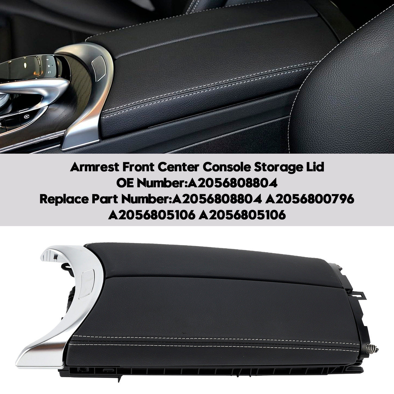 2017-2020 Mercedes-Benz C43 AMG Armrest Front Center Console