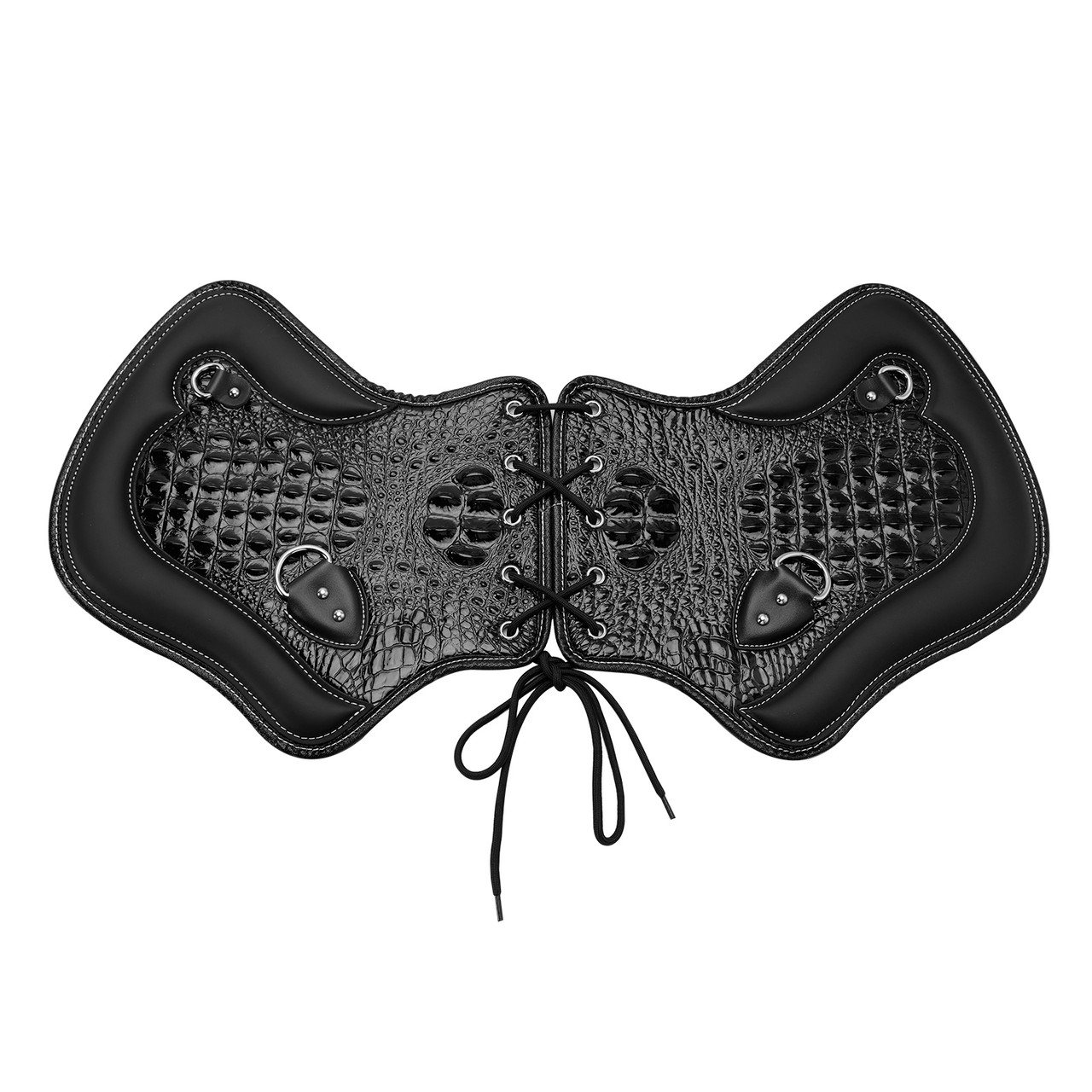 2Pcs Universal Heat Saddle Shield Deflector Blackb For Flhxs Glide Rider Fxdwg