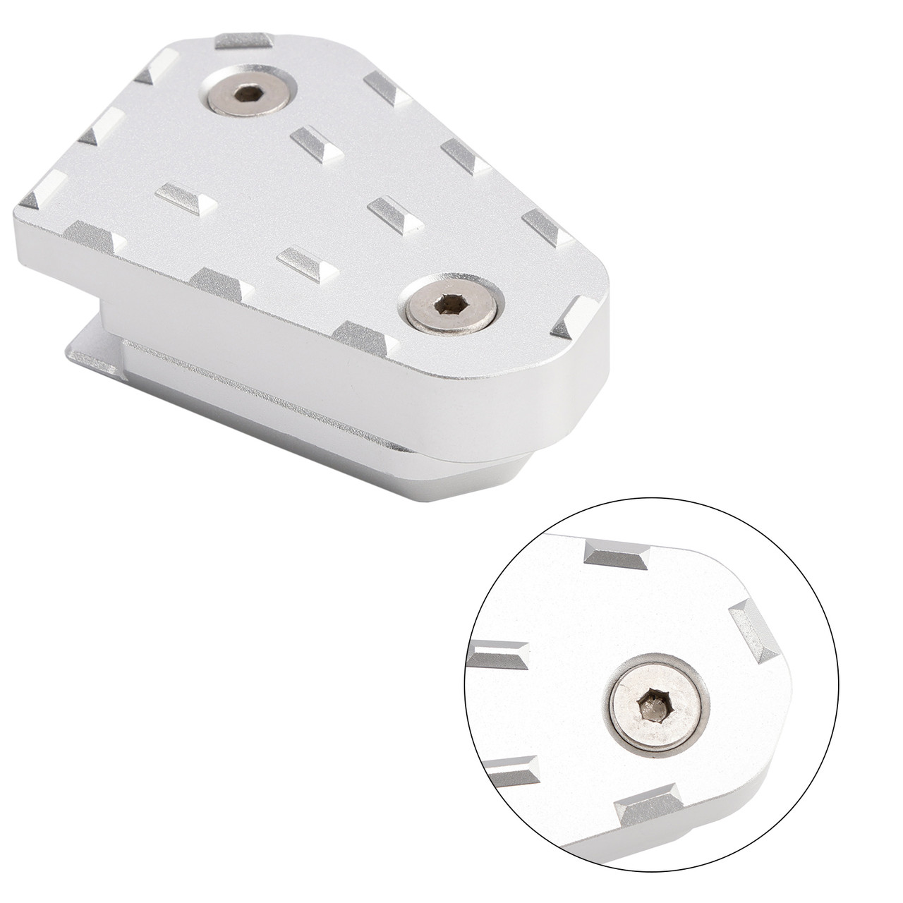 2022-2023 Ducati Multistrada V2 Extension Brake Foot Pedal Enlarger Pad Cnc Silver Generic