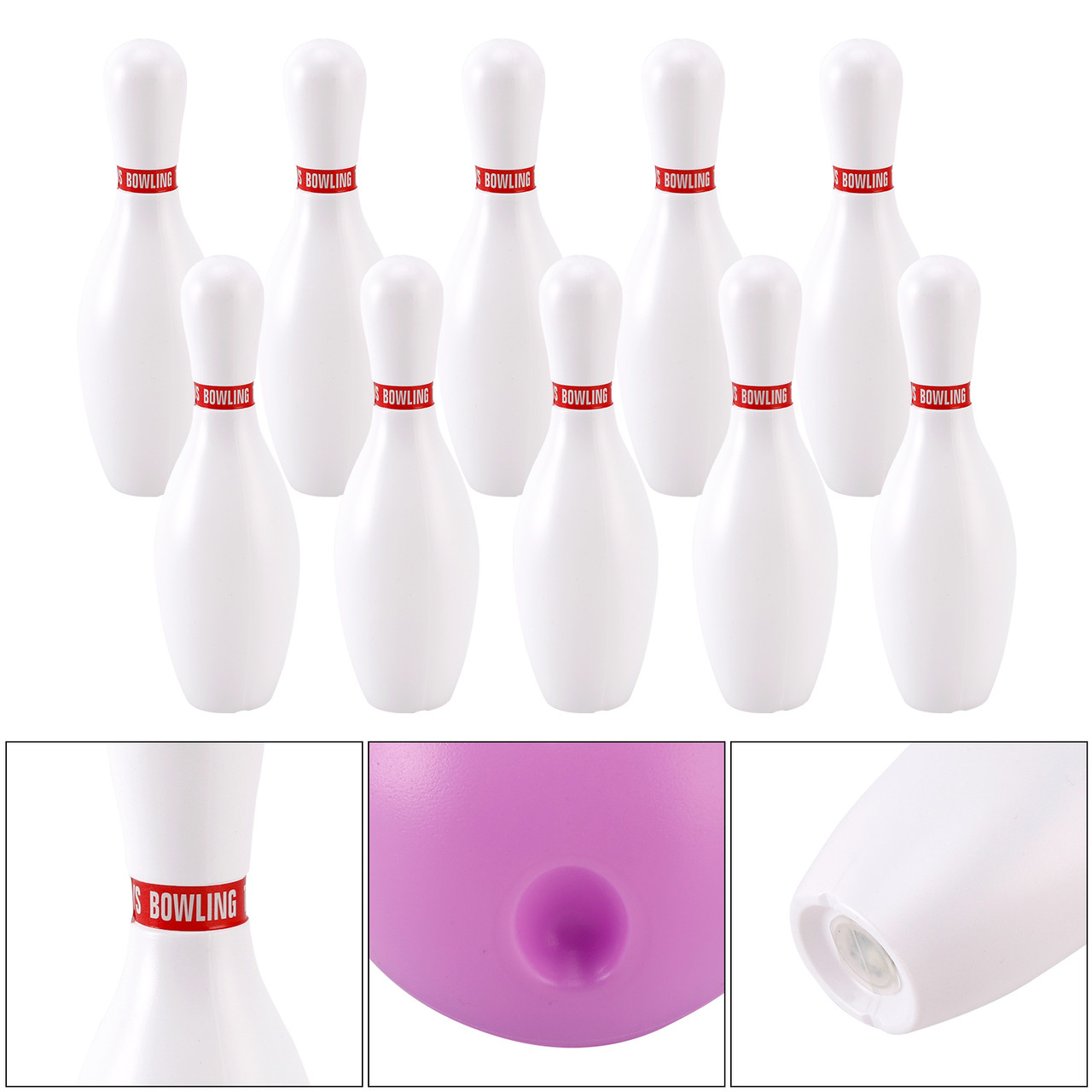 19cm Luminous Bowling Ball Set Kid Indoor & Outdoor Party Game Toy Gift