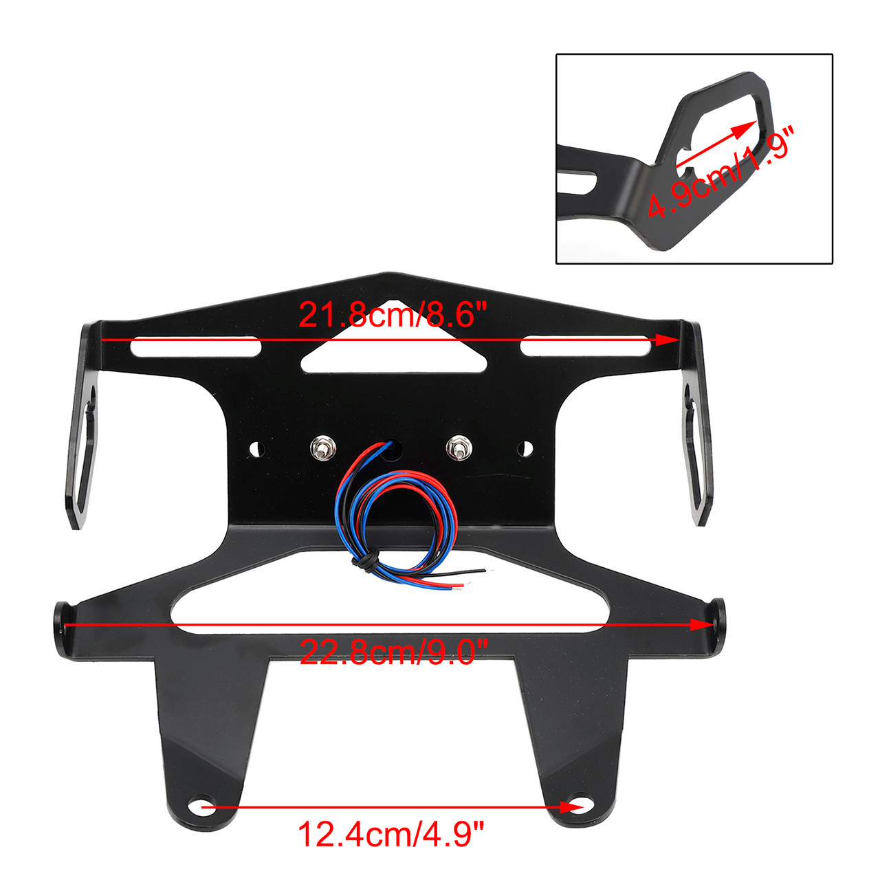 2024-2025 Kawasaki Eliminator 500 / SE License Plate Bracket Black Generic
