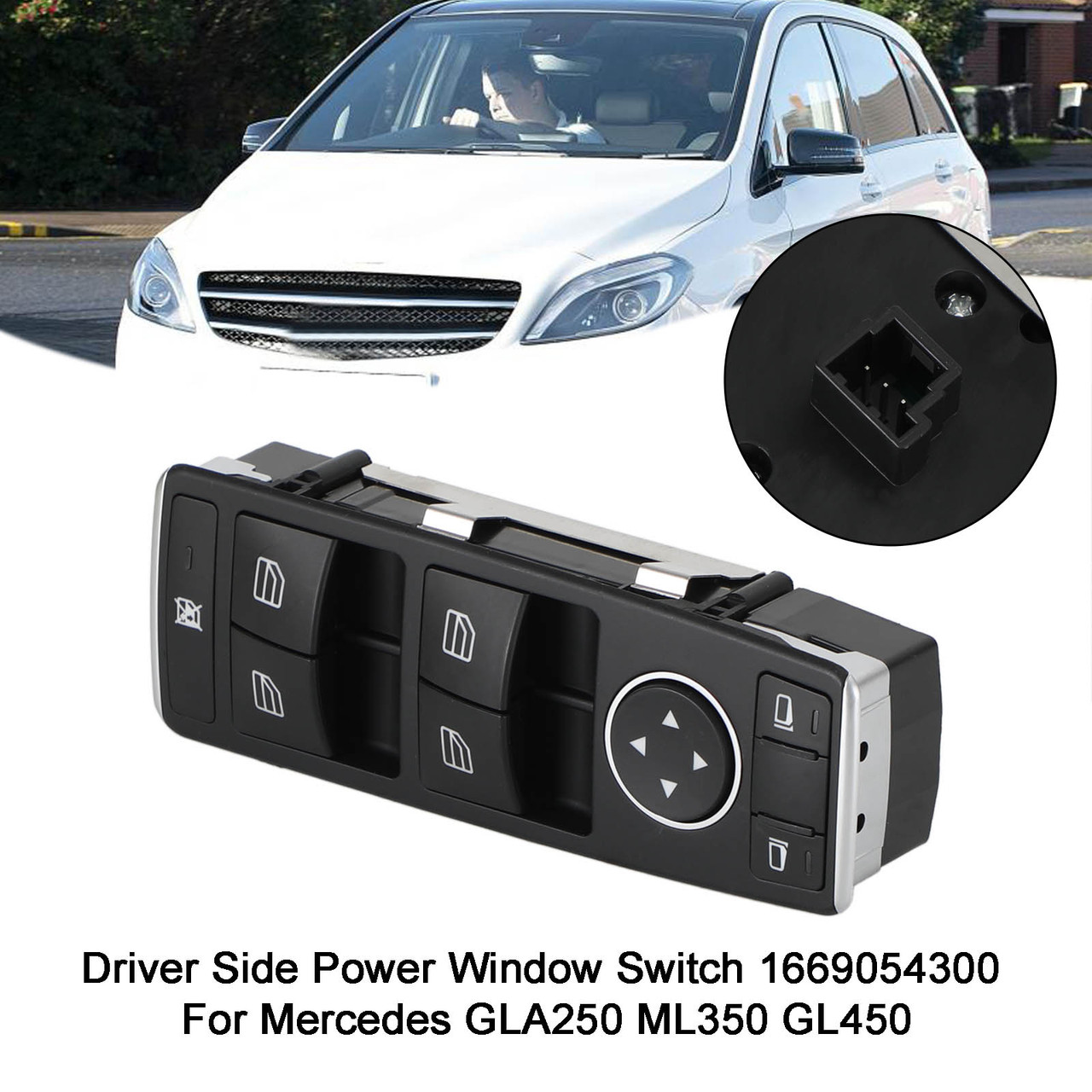 2012-2018 A-CLASS (W176) Master Power Window Switch 1669054300 Generic