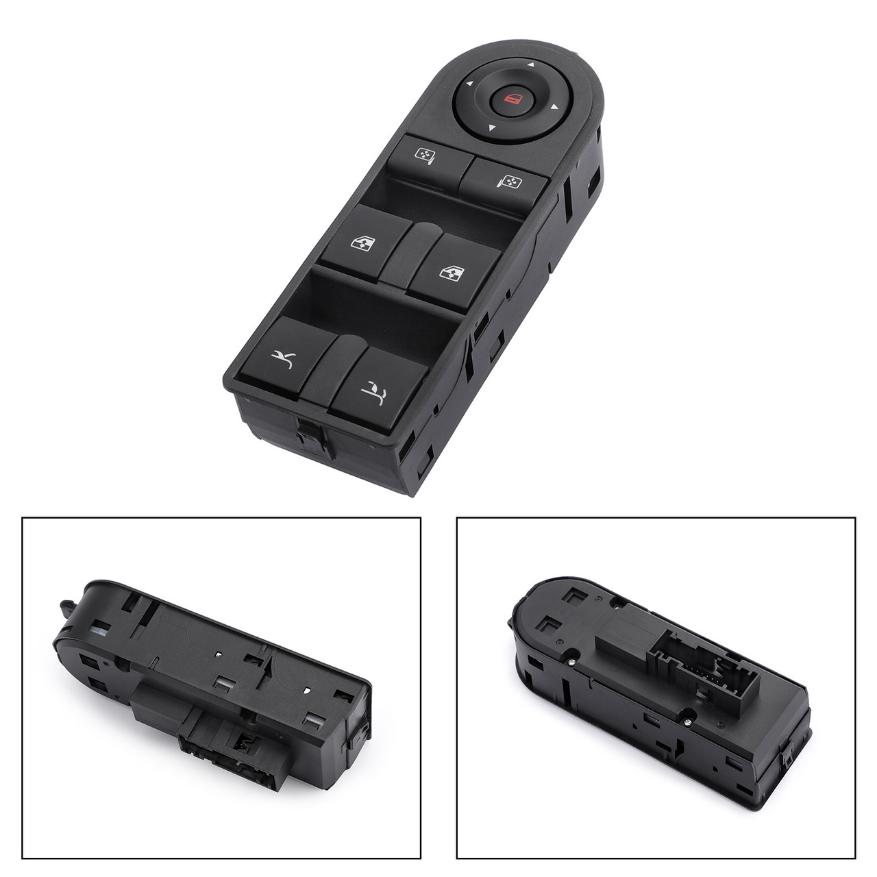2004–2009 OPEL TIGRA B Master Power Window Switch 93162636 93162973 Black Generic