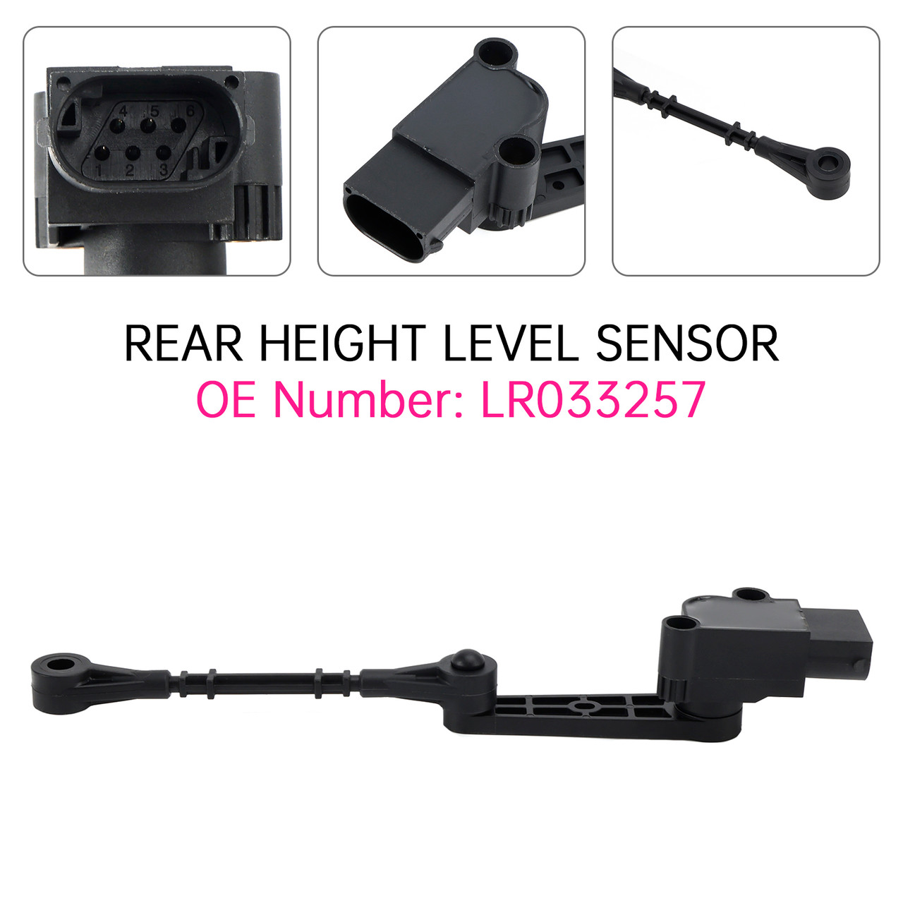 DISCOVERY 5 RANGE ROVER SPORT L405 L494 REAR HEIGHT LEVEL SENSOR LR033257 Generic