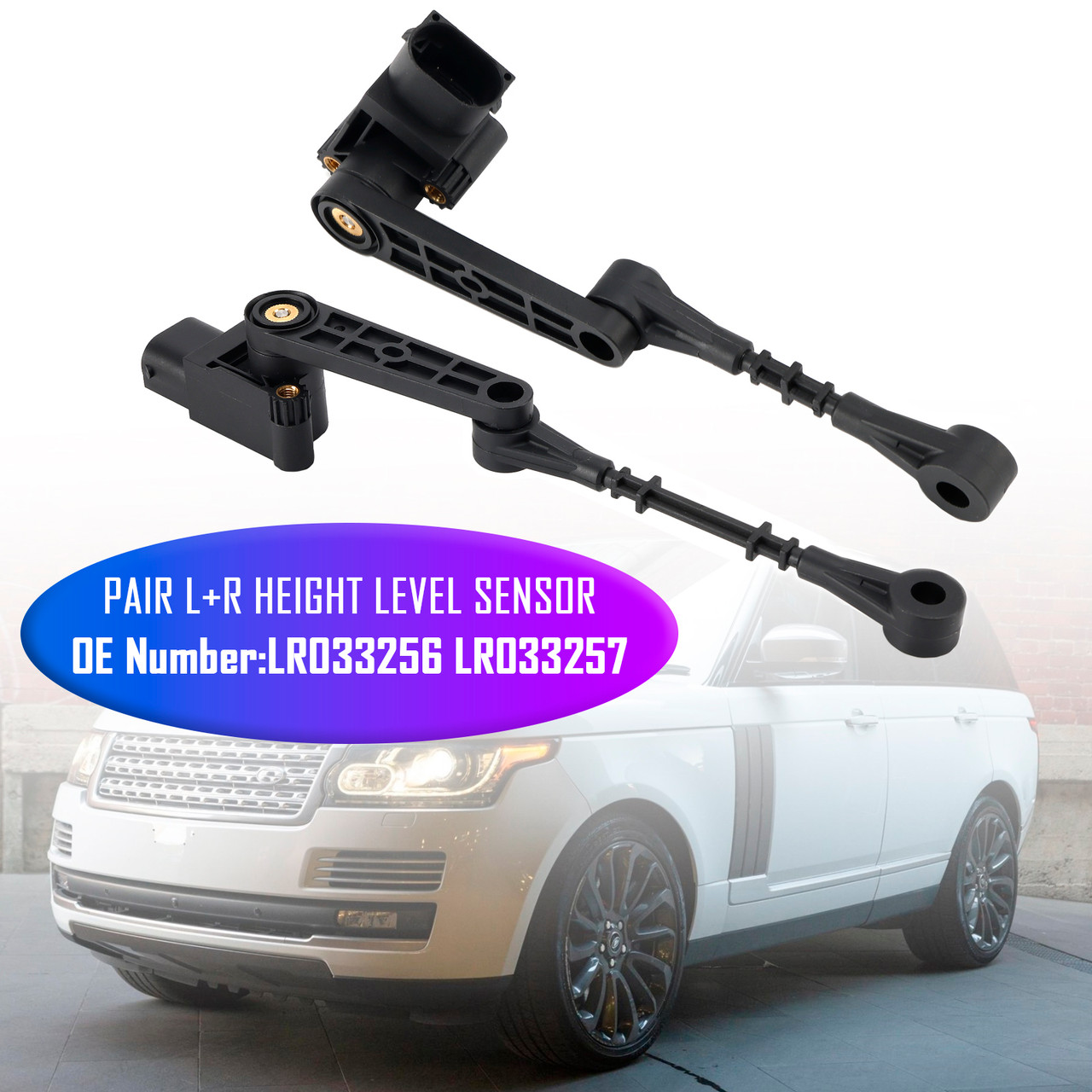 Discovery 5 Range Rover Sport L405 L494 Pair L+R Height Level Sensor LR033256 LR033257 Generic