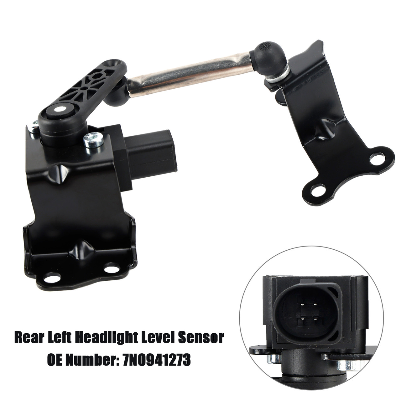 2010-2023 Seat Alhambra 710 Level Sensor Headlight Range Adjustment Rear Left 7N0941273 Generic