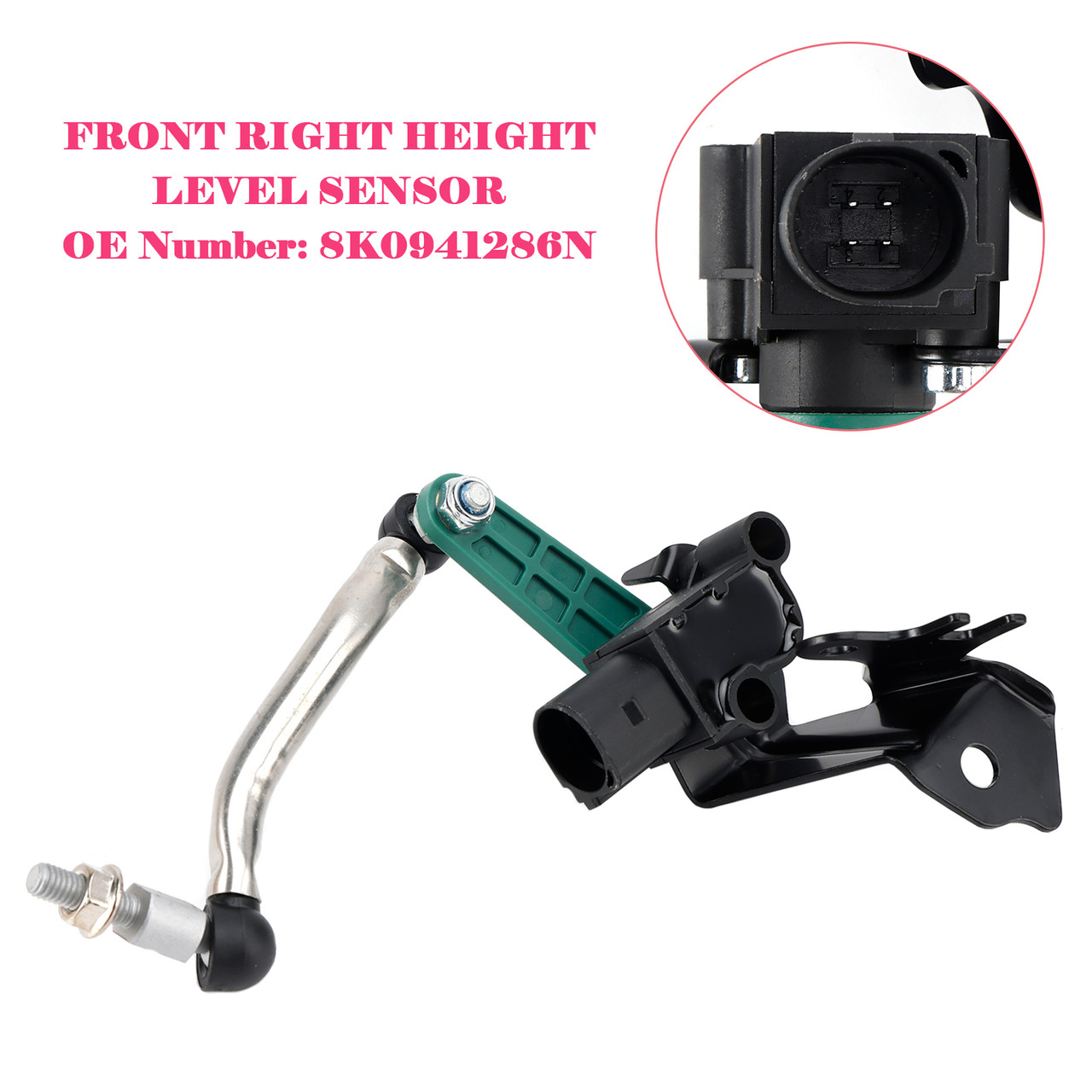 2007-2015 Audi A4 Front Right Headlight Range Adjustment Sensor Front Right 8K0941286N Generic