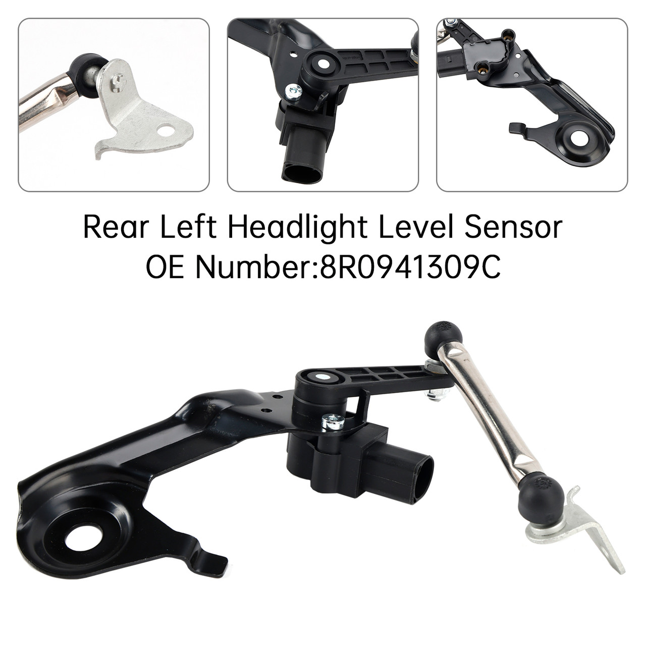 2008-2017 Audi Q5 8RB Rear Left Headlight Level Sensor 8R0941309C Generic