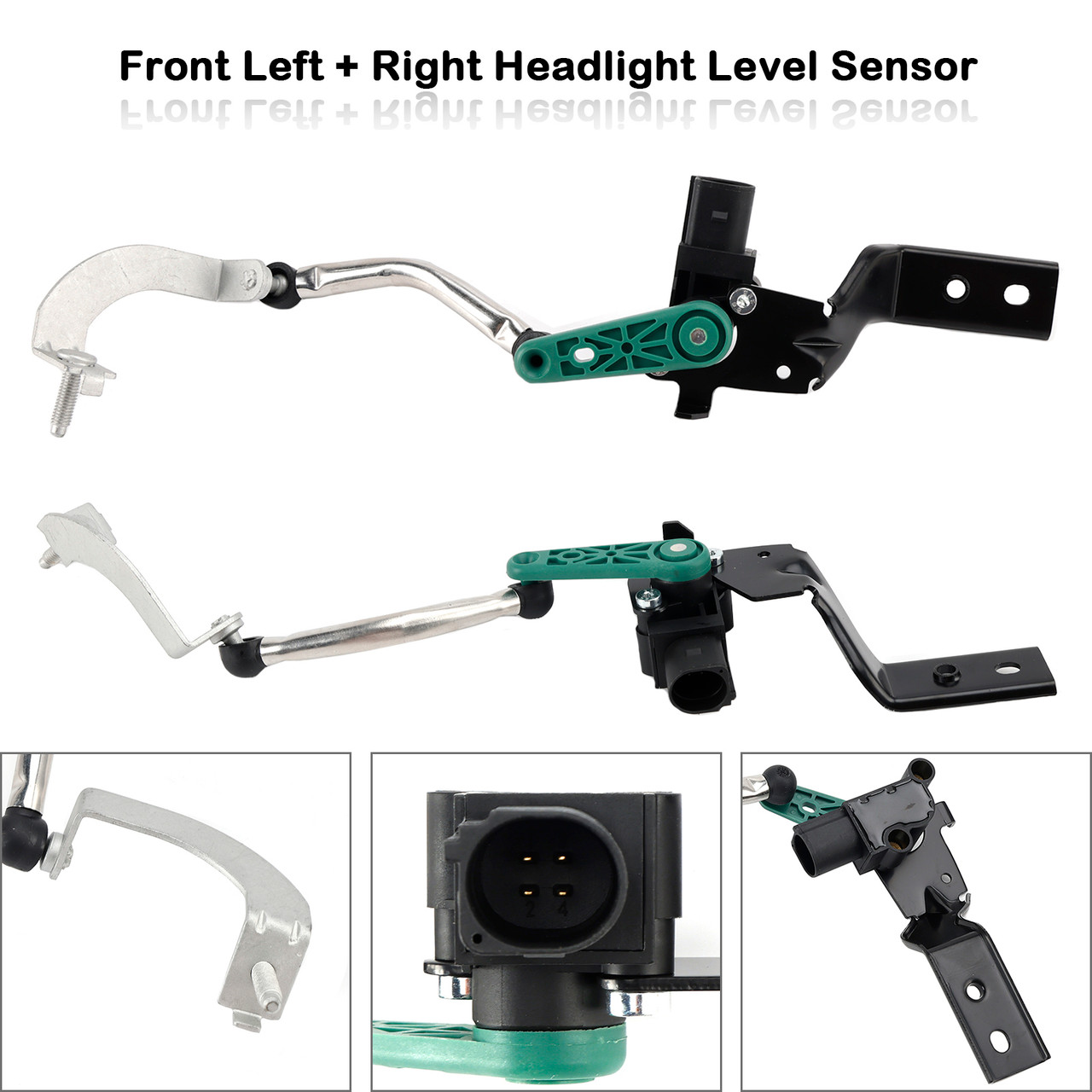 2018-2021 Seat Tarraco KN2 Front Left+Right Headlight Level Sensor 3Q0412521A/5Q0907503 3Q0412522A/5Q0412522C Generic