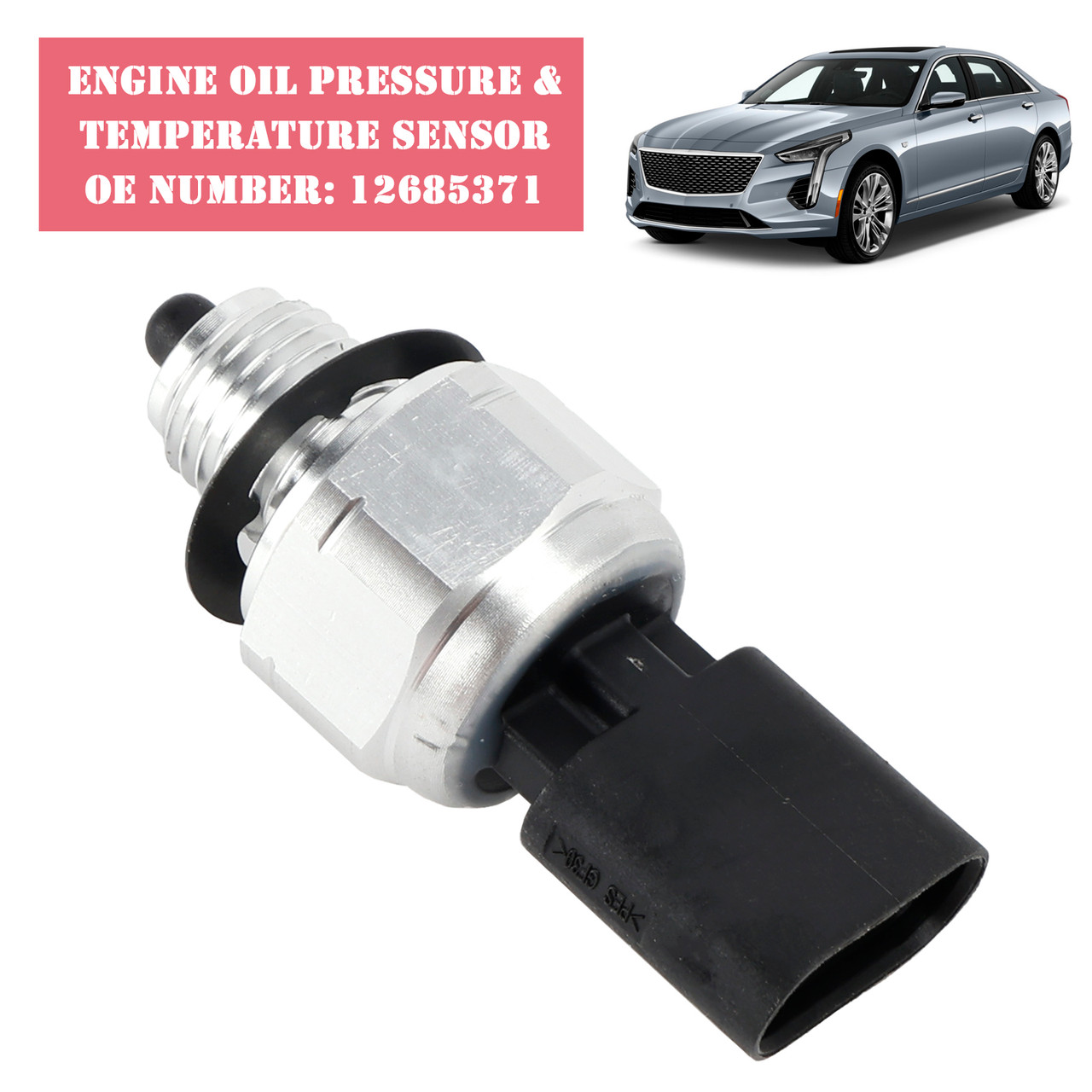 2020 Chevy Silverado 1500 Custom Engine Oil Pressure & Temperature Sensor 12685371 Generic