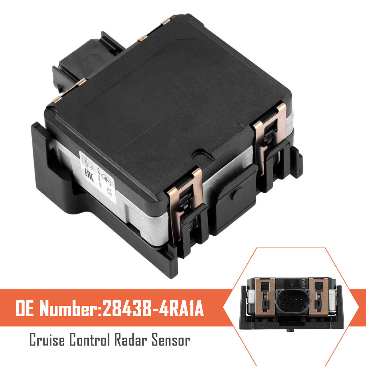 2016-2019 Nissan Maxima 3.5L V6 CVT SEDAN PLATINUM Front Cruise Control Radar Sensor 28438-4RA1A Generic