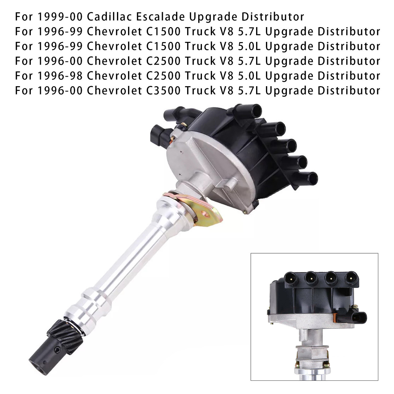 1996-2000 Chevrolet K1500 K2500 K3500 Ignition Distributor 12570425 Generic
