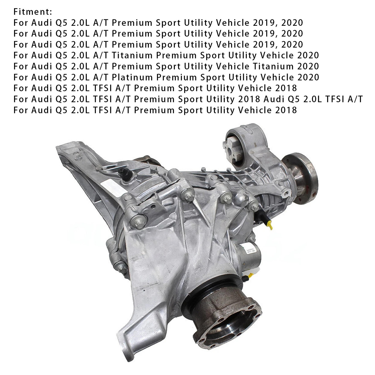 anR  2018-2020 Audi Q5 2.0L Rear Differential 0B0500043L Generic - Mad