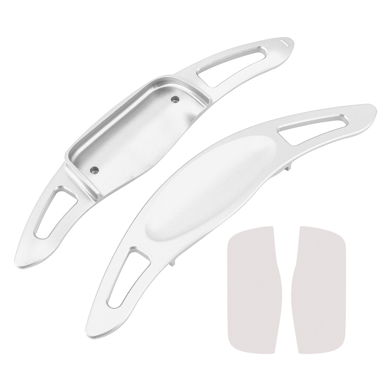 2023 Toyota Crown Carbon Look Steering Wheel Paddle Shifter Extension Aluminium Silver Generic 2023 Toyota Crown Carbon Look Steering Wheel Paddle Shifter Extension Aluminium Silver Generic