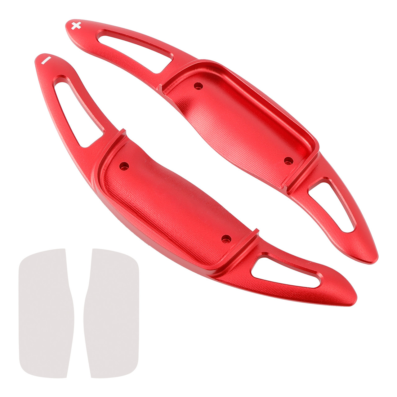 2020-2023 Toyota RAV4 Carbon Look Steering Wheel Paddle Shifter Extension Aluminium Red Generic 2020-2023 Toyota RAV4 Carbon Look Steering Wheel Paddle Shifter Extension Aluminium Red Generic