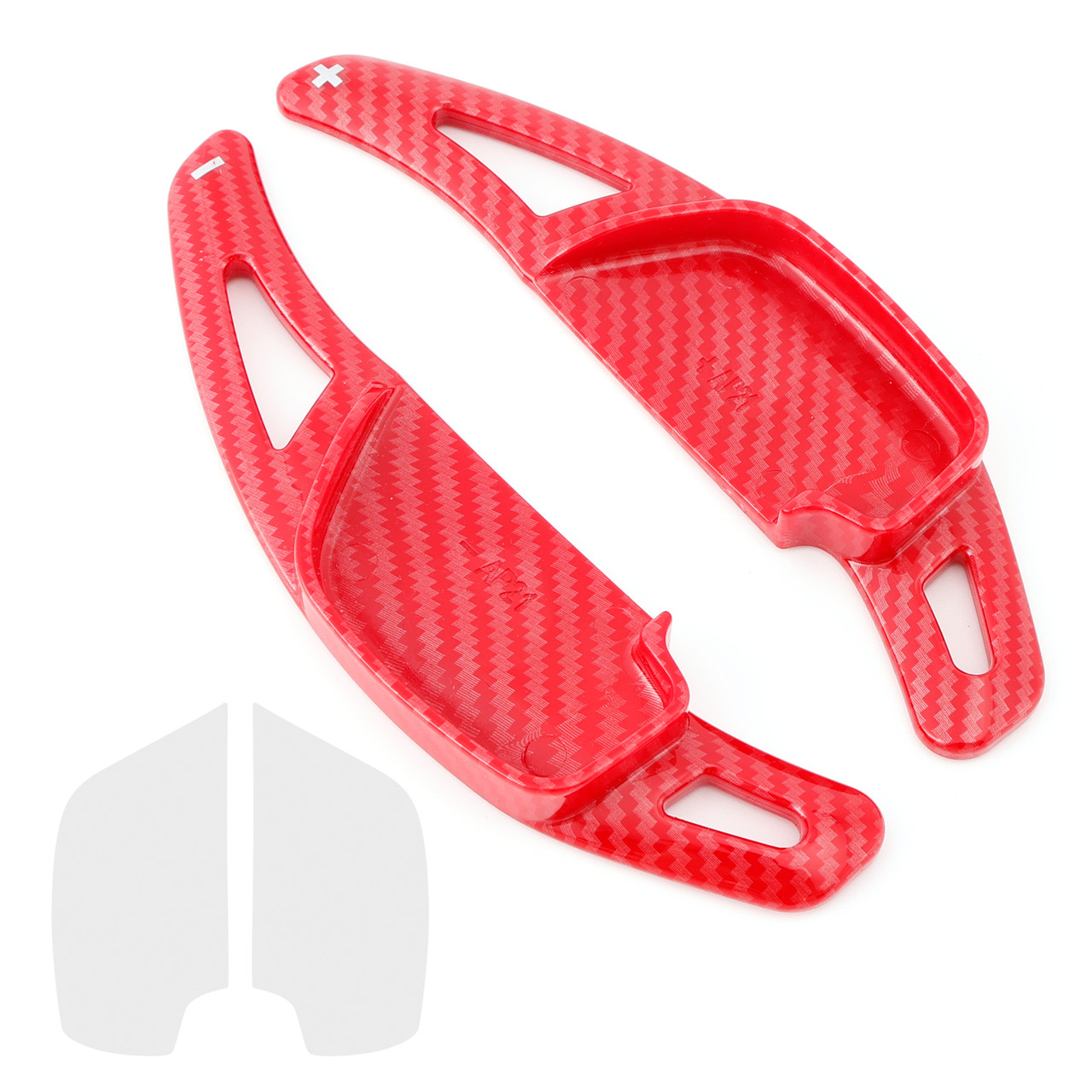 2017-2023 Toyota Fortuner Steering Wheel Paddle Shifter Extension Carbon Fiber Red Look Generic 2017-2023 Toyota Fortuner Steering Wheel Paddle Shifter Extension Carbon Fiber Red Look Generic