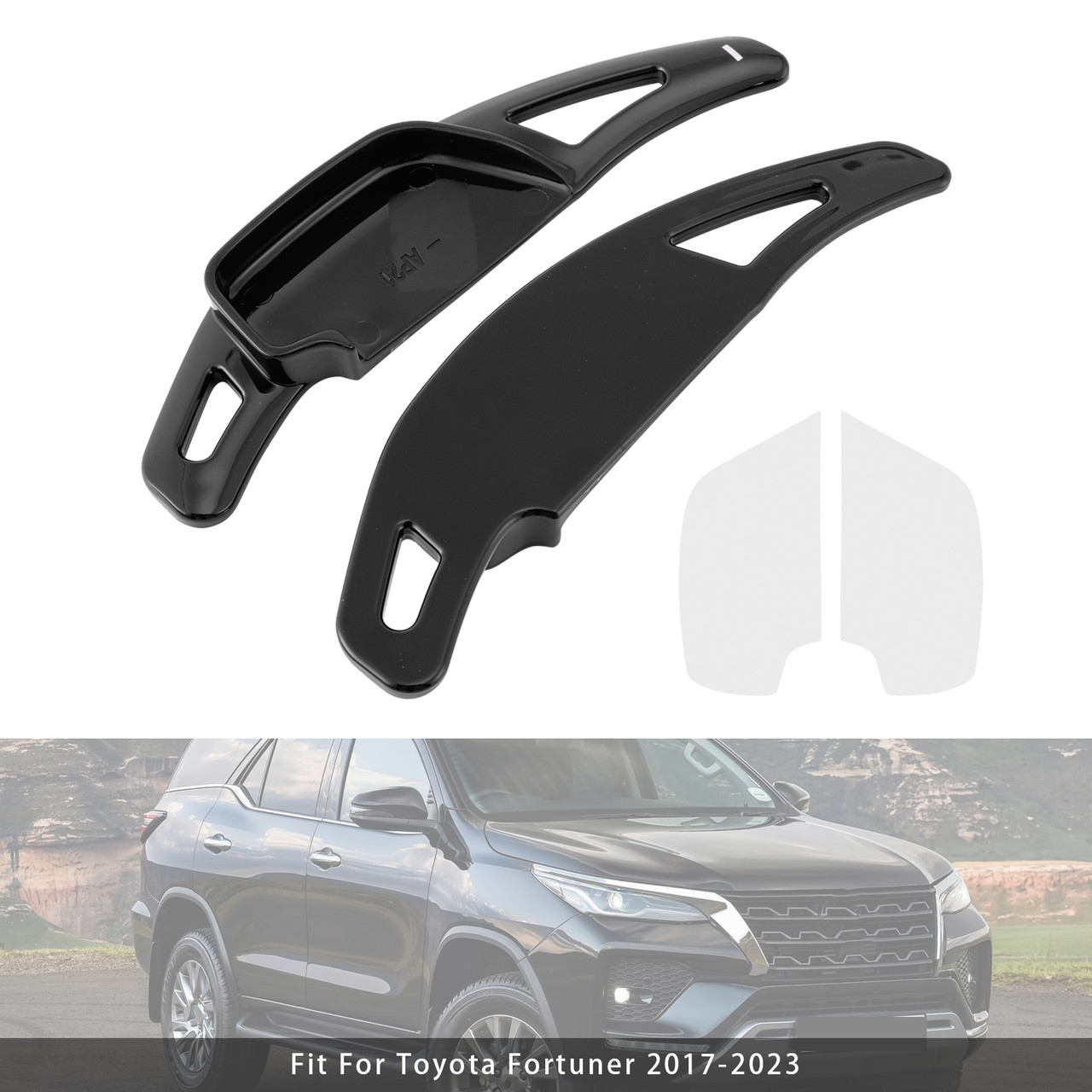 2015-2023 Toyota Hilux Steering Wheel Paddle Shifter Extension Black Generic