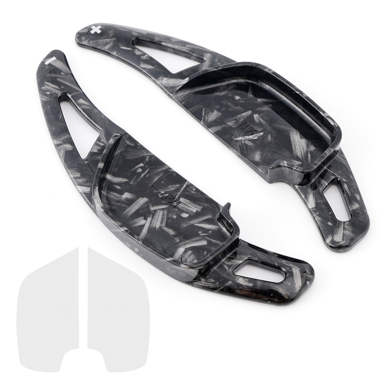 2014-2018 Toyota Corolla Steering Wheel Paddle Shifter Extension Black Forged Pattern Generic 2014-2018 Toyota Corolla Steering Wheel Paddle Shifter Extension Black Forged Pattern Generic