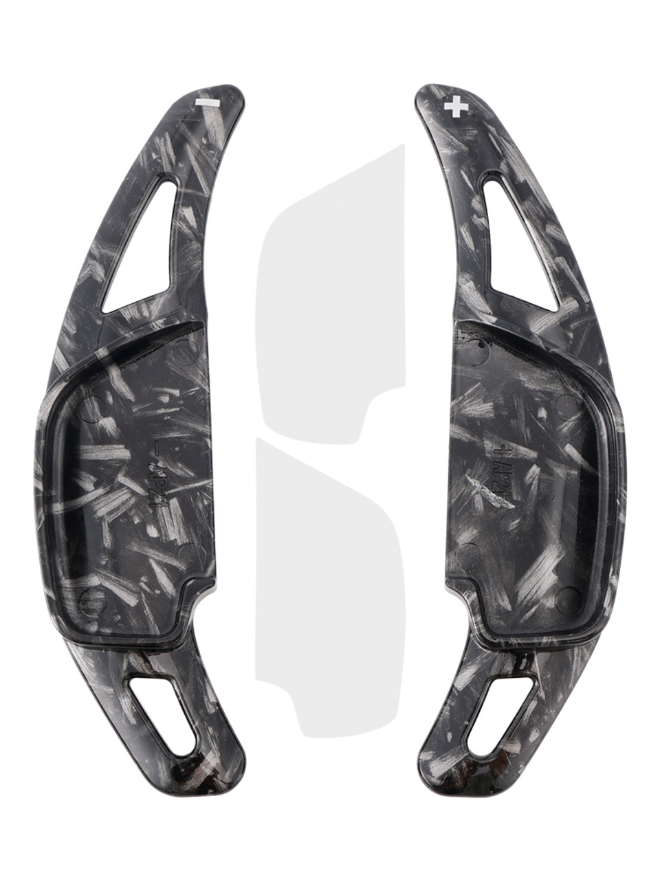 2017-2023 Toyota Fortuner Steering Wheel Paddle Shifter Extension Black Forged Pattern Generic 2017-2023 Toyota Fortuner Steering Wheel Paddle Shifter Extension Black Forged Pattern Generic