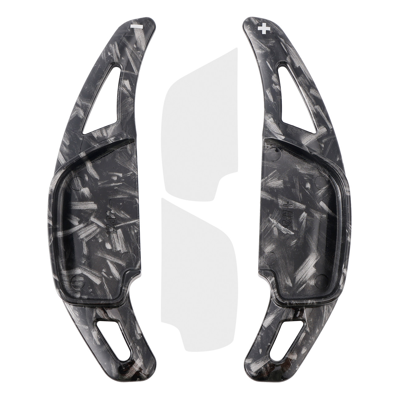 2017-2023 Toyota Fortuner Steering Wheel Paddle Shifter Extension Black Forged Pattern Generic 2017-2023 Toyota Fortuner Steering Wheel Paddle Shifter Extension Black Forged Pattern Generic