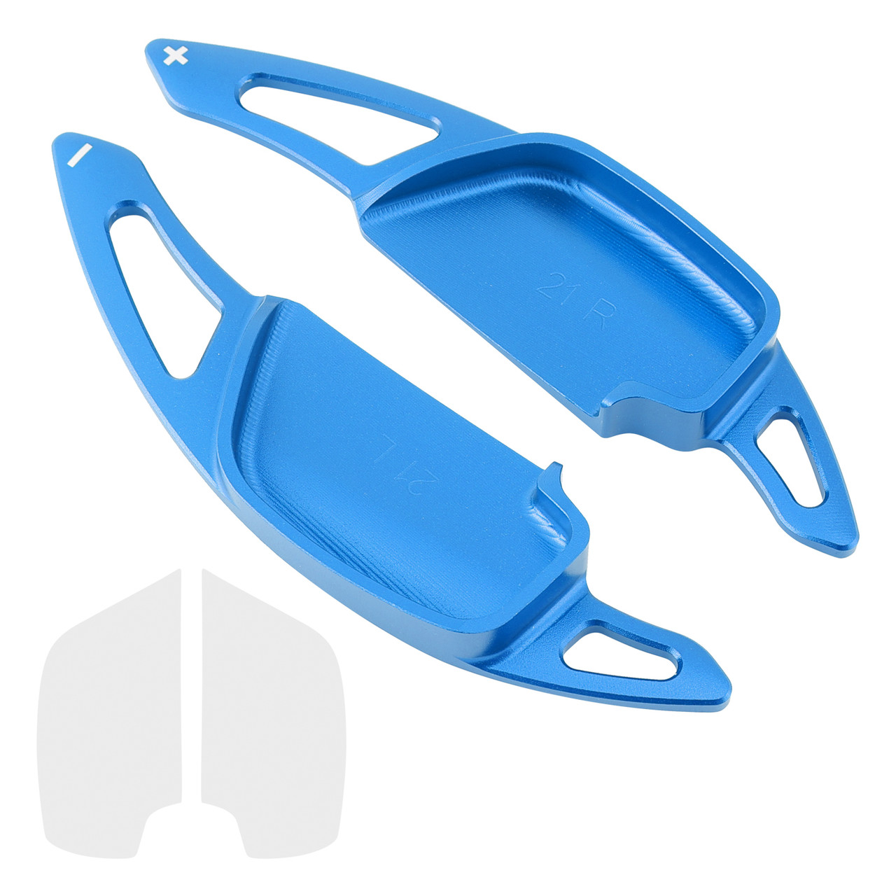 2015-2023 Toyota Hilux Steering Wheel Paddle Shifter Extension Aluminium Blue Generic