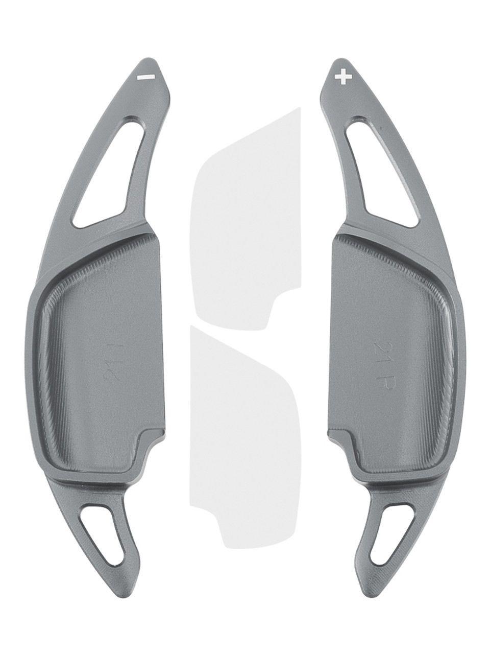 2015-2023 Toyota Hilux Steering Wheel Paddle Shifter Extension Aluminium Grey Generic