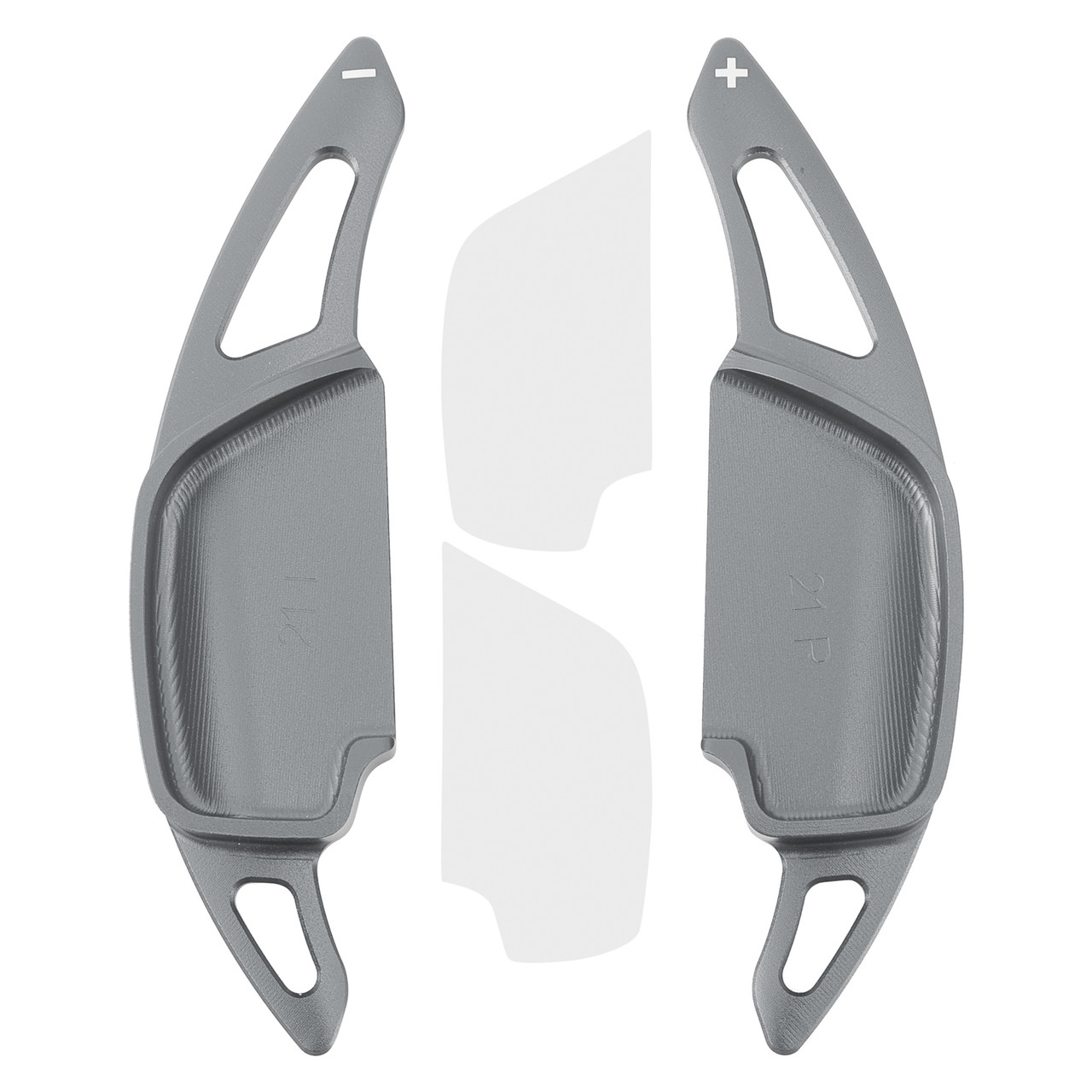 2015-2023 Toyota Hilux Steering Wheel Paddle Shifter Extension Aluminium Grey Generic