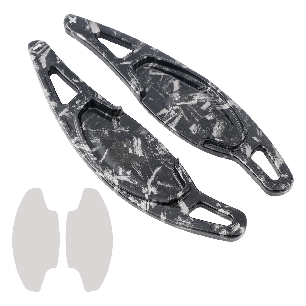 2022-2023 Honda Integra Steering Wheel Paddle Shifter Extension Black Forged Pattern Generic 2022-2023 Honda Integra Steering Wheel Paddle Shifter Extension Black Forged Pattern Generic