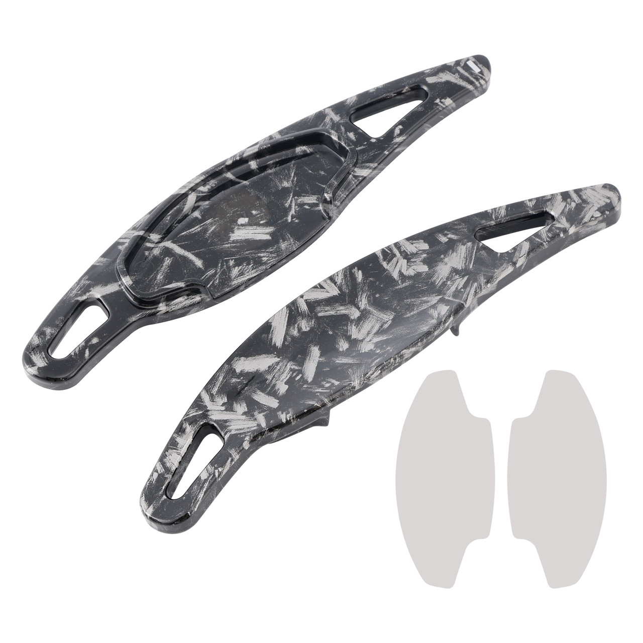 2022-2023 Honda Integra Steering Wheel Paddle Shifter Extension Black Forged Pattern Generic 2022-2023 Honda Integra Steering Wheel Paddle Shifter Extension Black Forged Pattern Generic