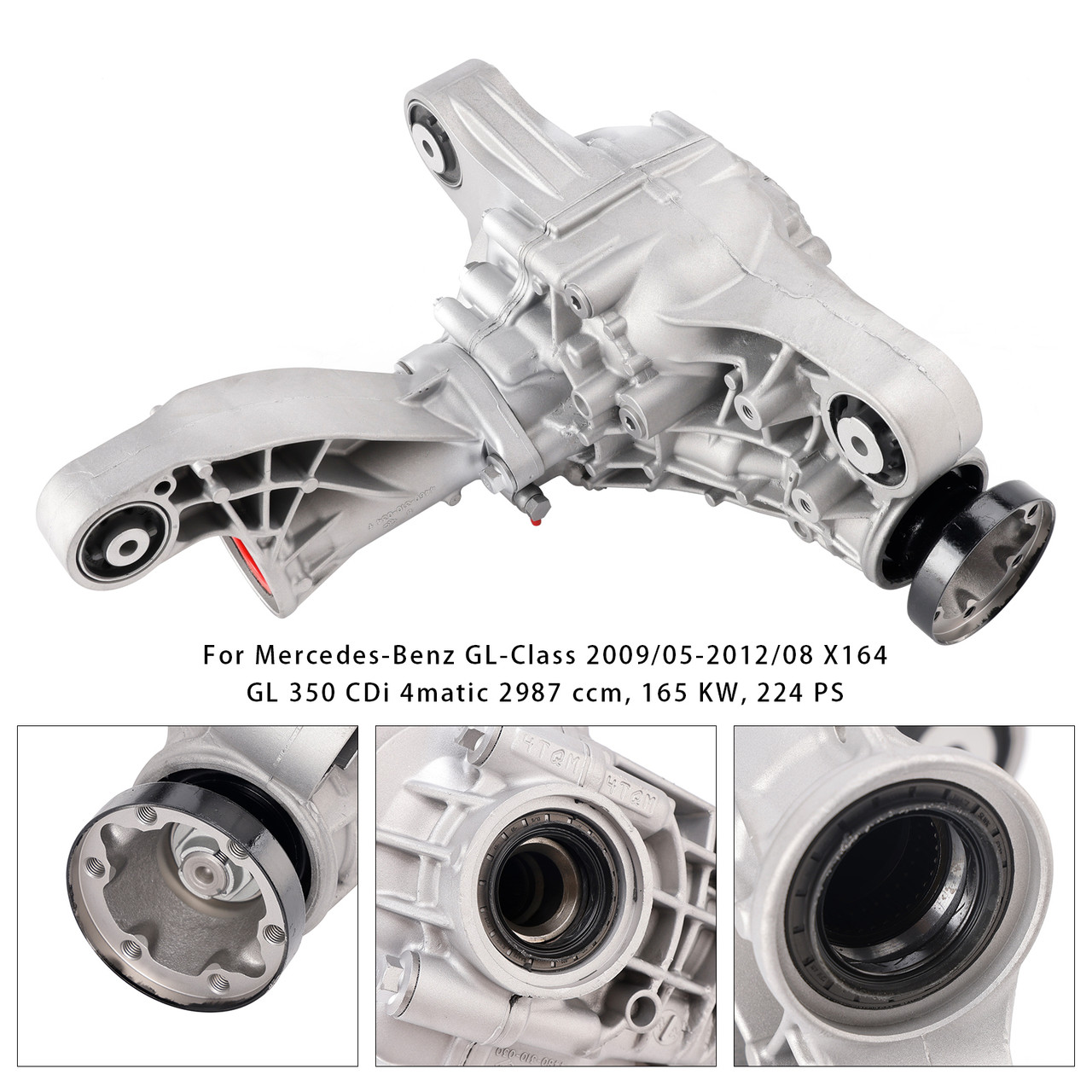 2006-2012 Mercedes-Benz GL-Class X164 Differential Front Axle Gearbox 3.45 Ratio A1643302102 Generic
