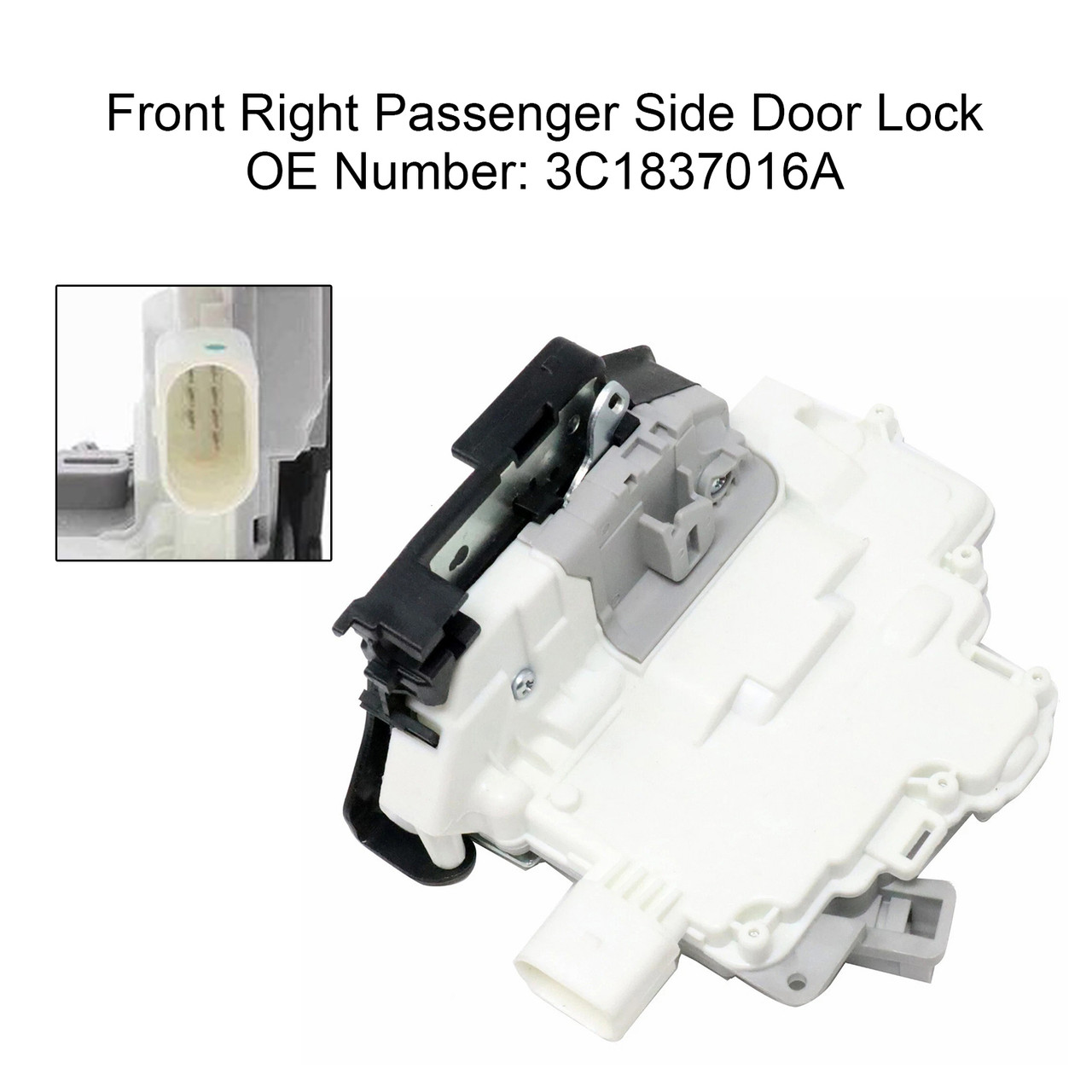 2008-2015 Skoda Superb II Hatchback (3T4)Front Right Passenger Side Door Lock 3C1837016A Generic
