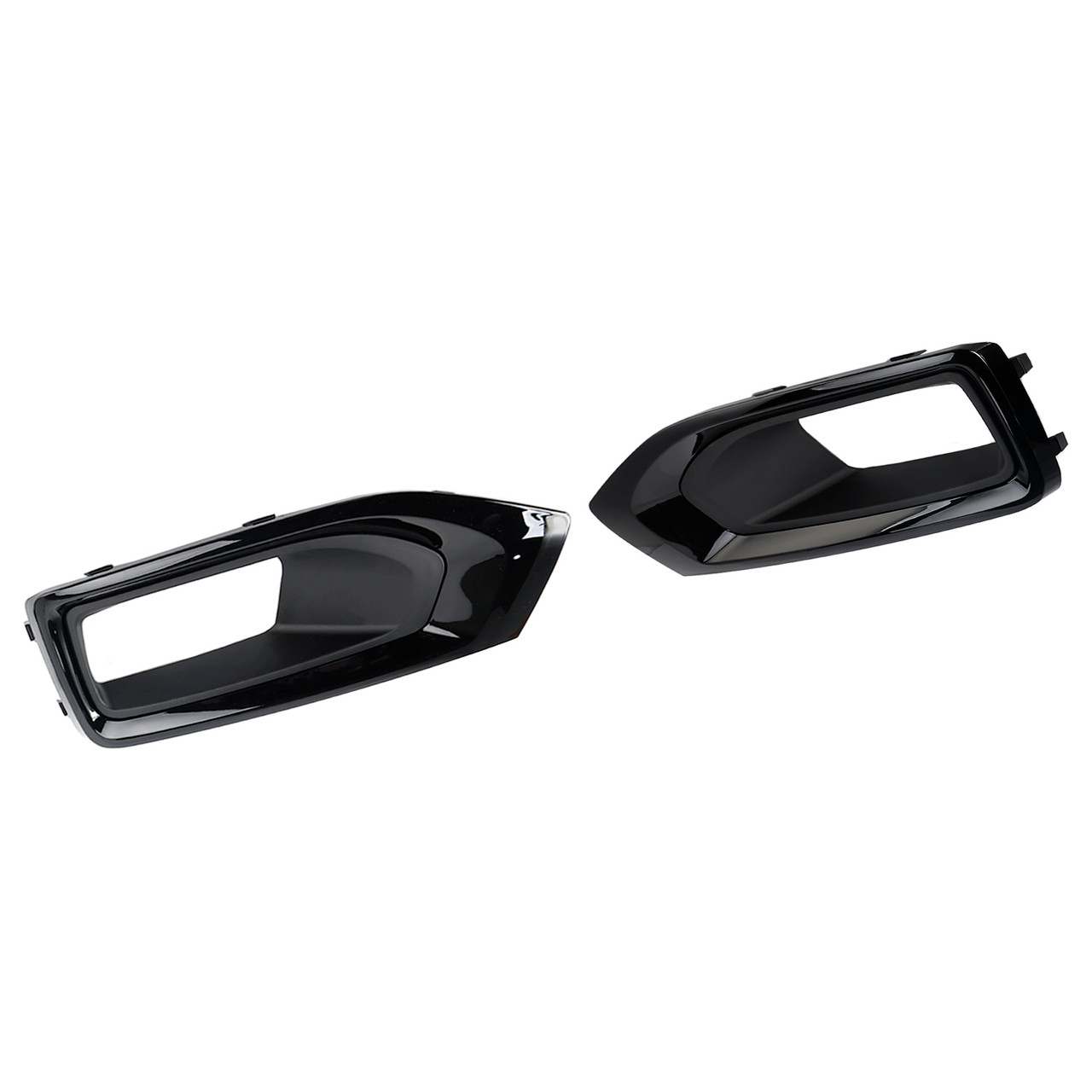 2015-2018 Yukon XL (submodel: Denali, SLE, SLT) Fog Light Lamp Cover Gloss Black Trim Pair 22936426 22936427 Generic