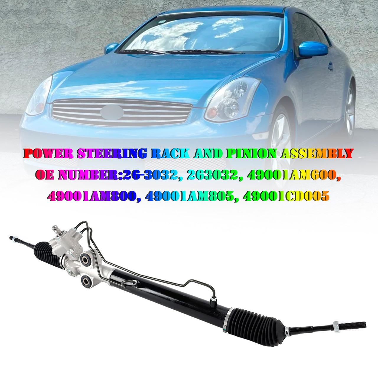 2003-2005 Infiniti G35 All Body Style RWD(Rear Wheel Drive) Power