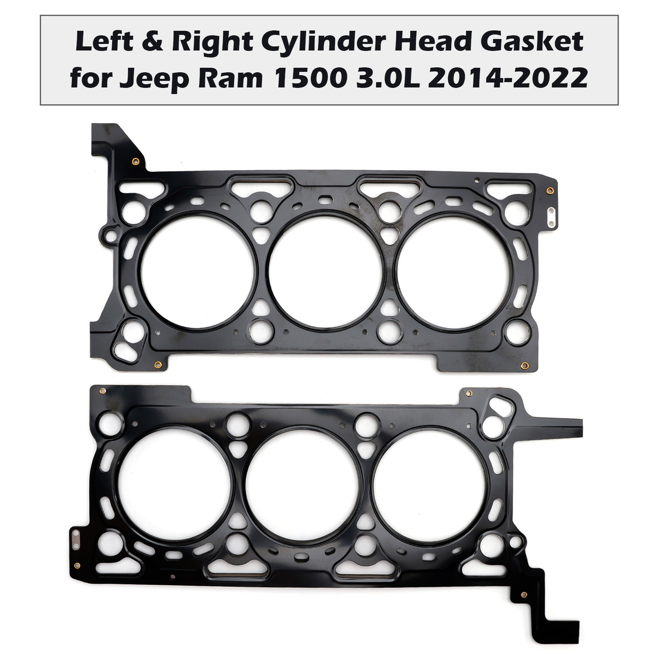2021-2022 Jeep Gladiator 3.0L Left & Right Cylinder Head Gasket 68147401AA 68147397AA Generic