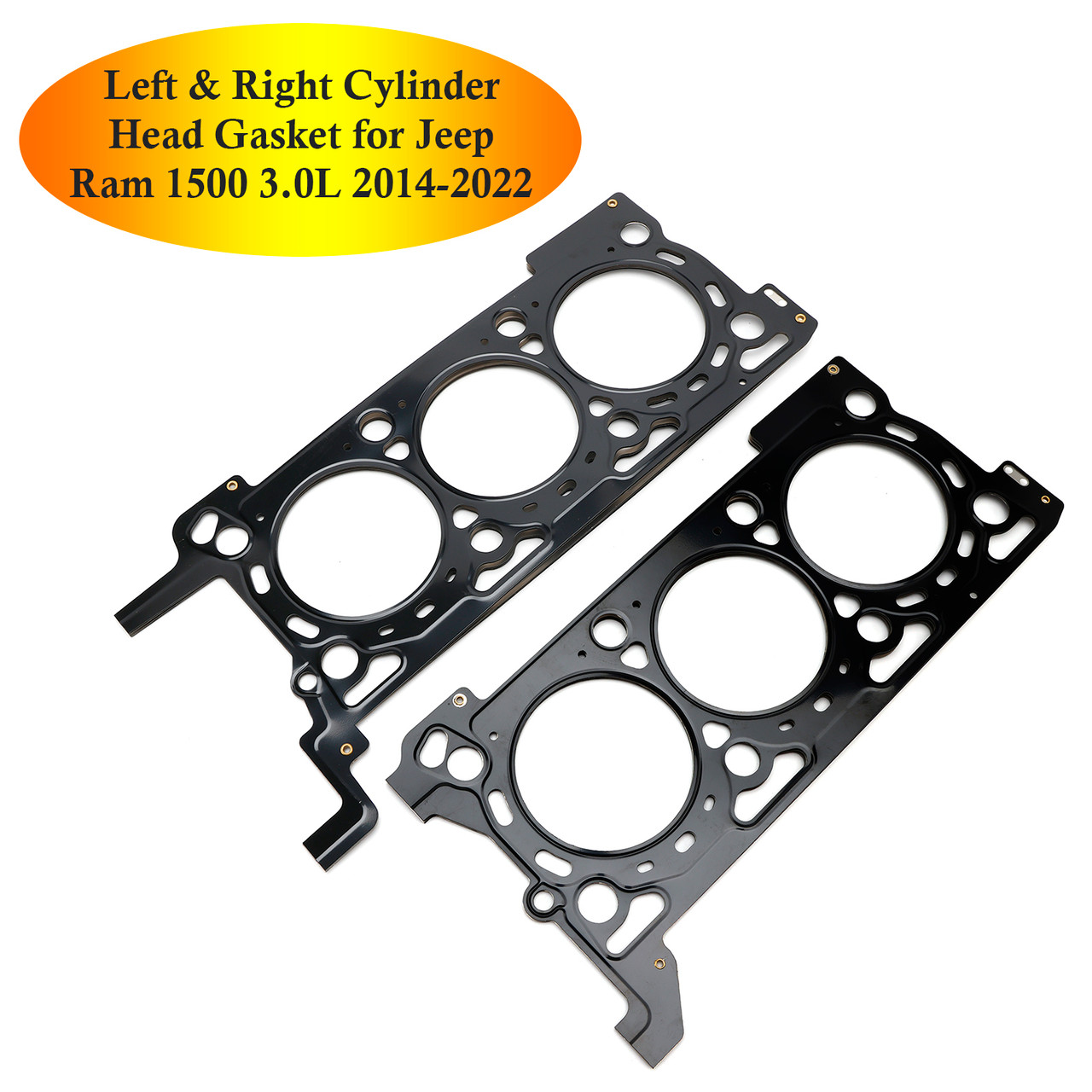 2020-2022 Jeep Wrangler 3.0L Left & Right Cylinder Head Gasket 68147401AA 68147397AA Generic