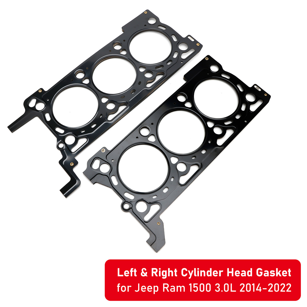 2020-2022 Jeep Wrangler 3.0L Left & Right Cylinder Head Gasket 68147401AA 68147397AA Generic