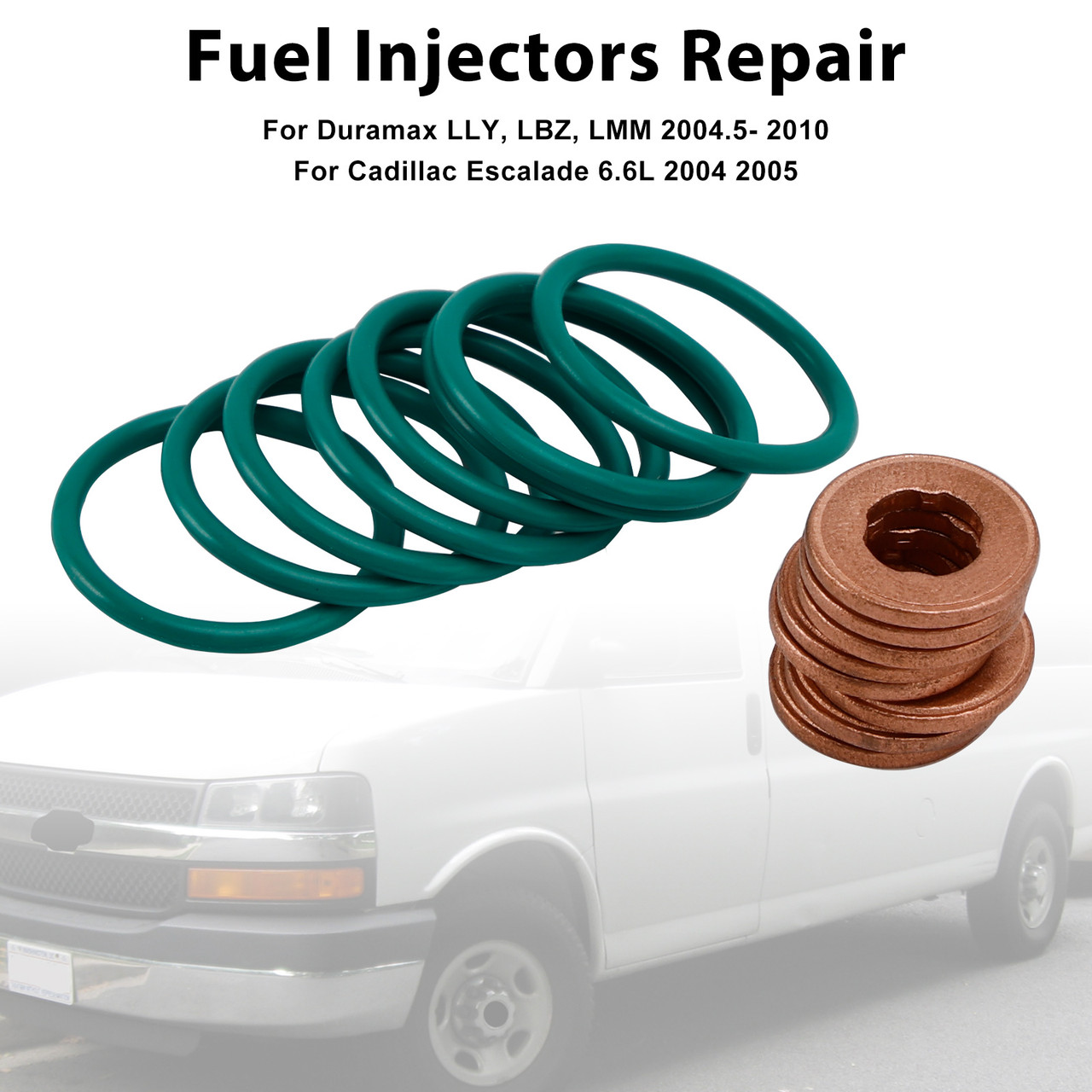2004-2005 Cadillac Escalade 6.6L Fuel Injector O-Ring Seal 97327722 Generic