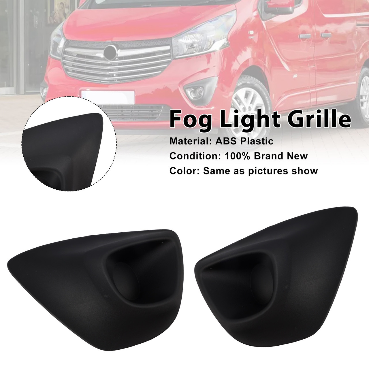 2016+ Nissan NV-300 Without Fog Light 2* Fog Light Grille 93867875 Generic