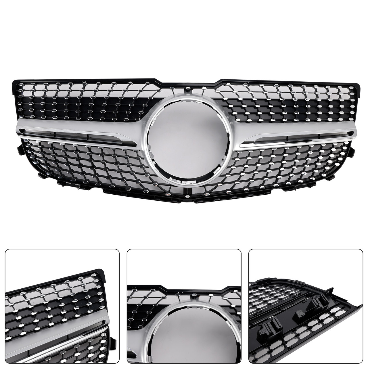 2013-2015 MERCEDES-BENZ GLK250 BLUETEC 4MATIC SPORT UTILITY 4-DOOR Upper grille 2048802983 Generic