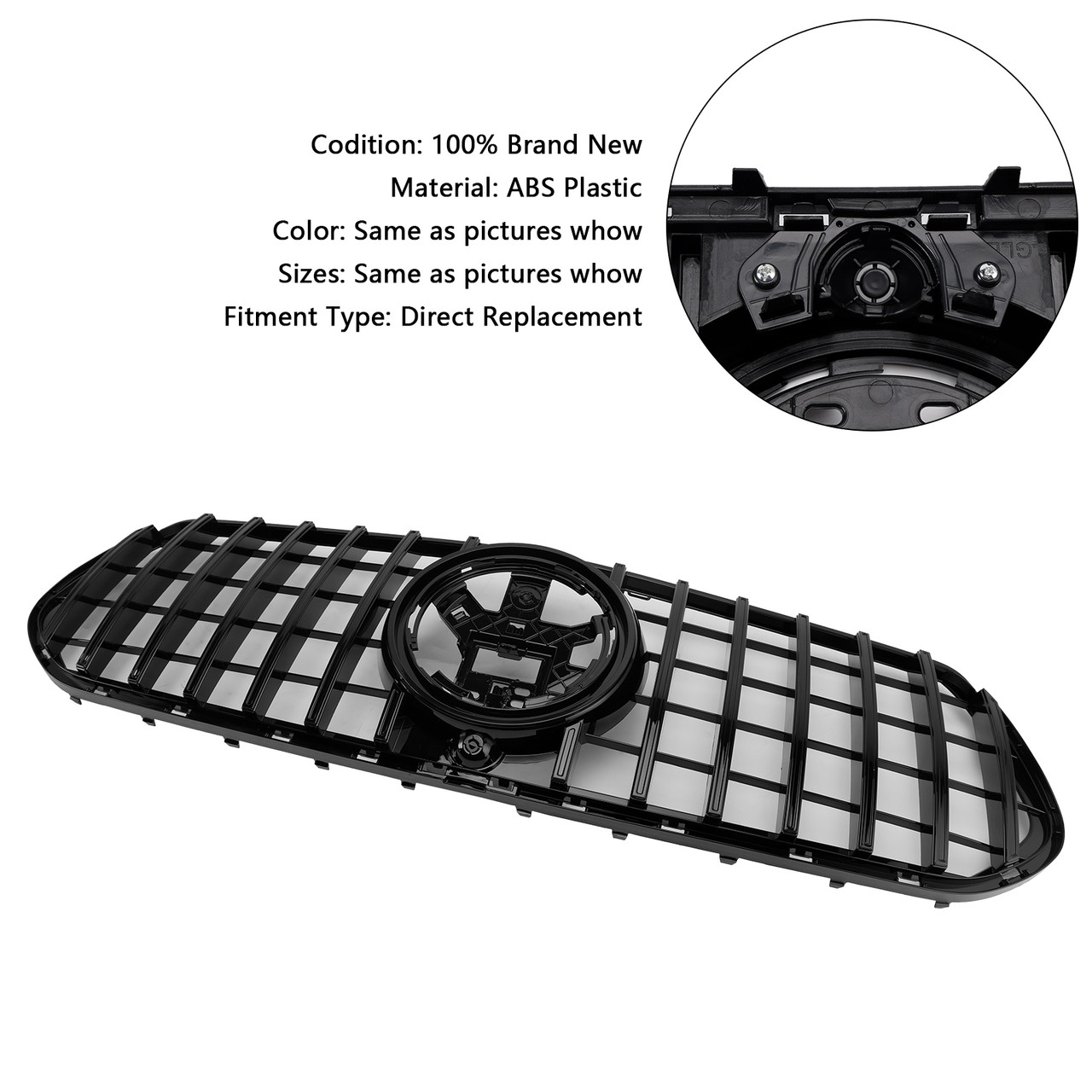 2019-2023 Mercedes Benz GLE-Class V167 SUV Front Grille Generic