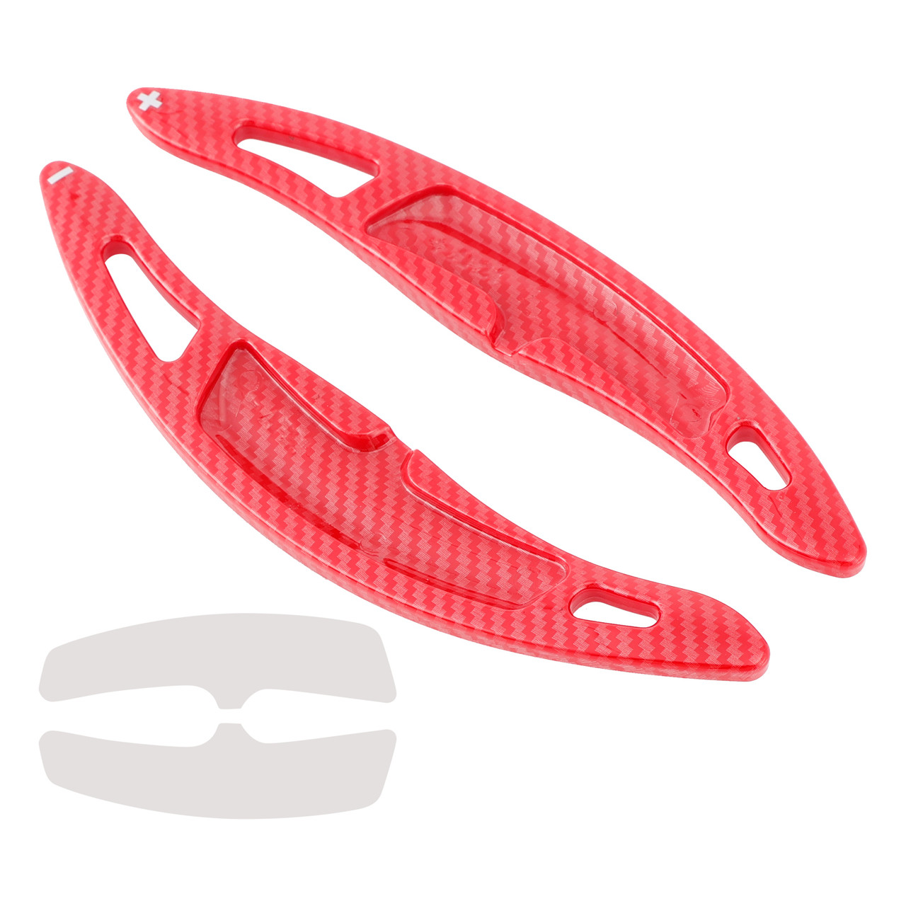 2015-2023 Porsche Cayenne Hybrid Wheel Paddle Shifter Extension Carbon Fiber Red Look Generic