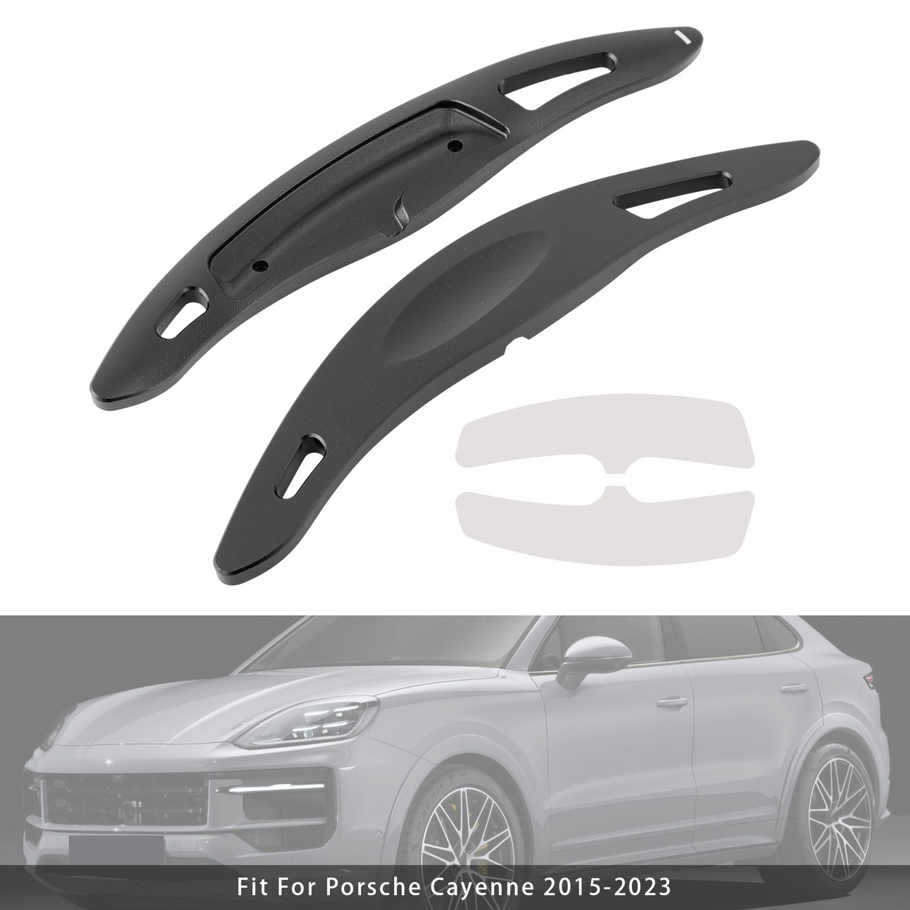 2014-2021 Porsche Macan Wheel Paddle Shifter Extension Aluminium Black Generic 2014-2021 Porsche Macan Wheel Paddle Shifter Extension Aluminium Black Generic
