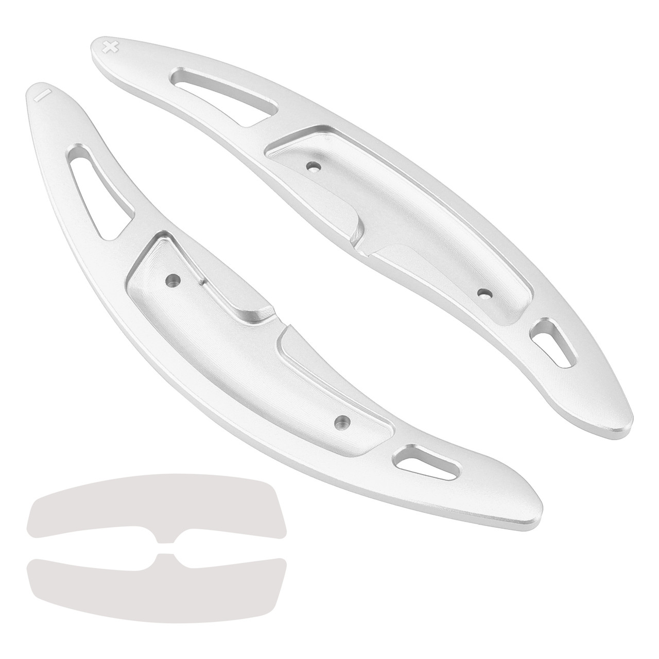 2016-2023 Porsche 718 Wheel Paddle Shifter Extension Aluminium Silver Generic 2016-2023 Porsche 718 Wheel Paddle Shifter Extension Aluminium Silver Generic