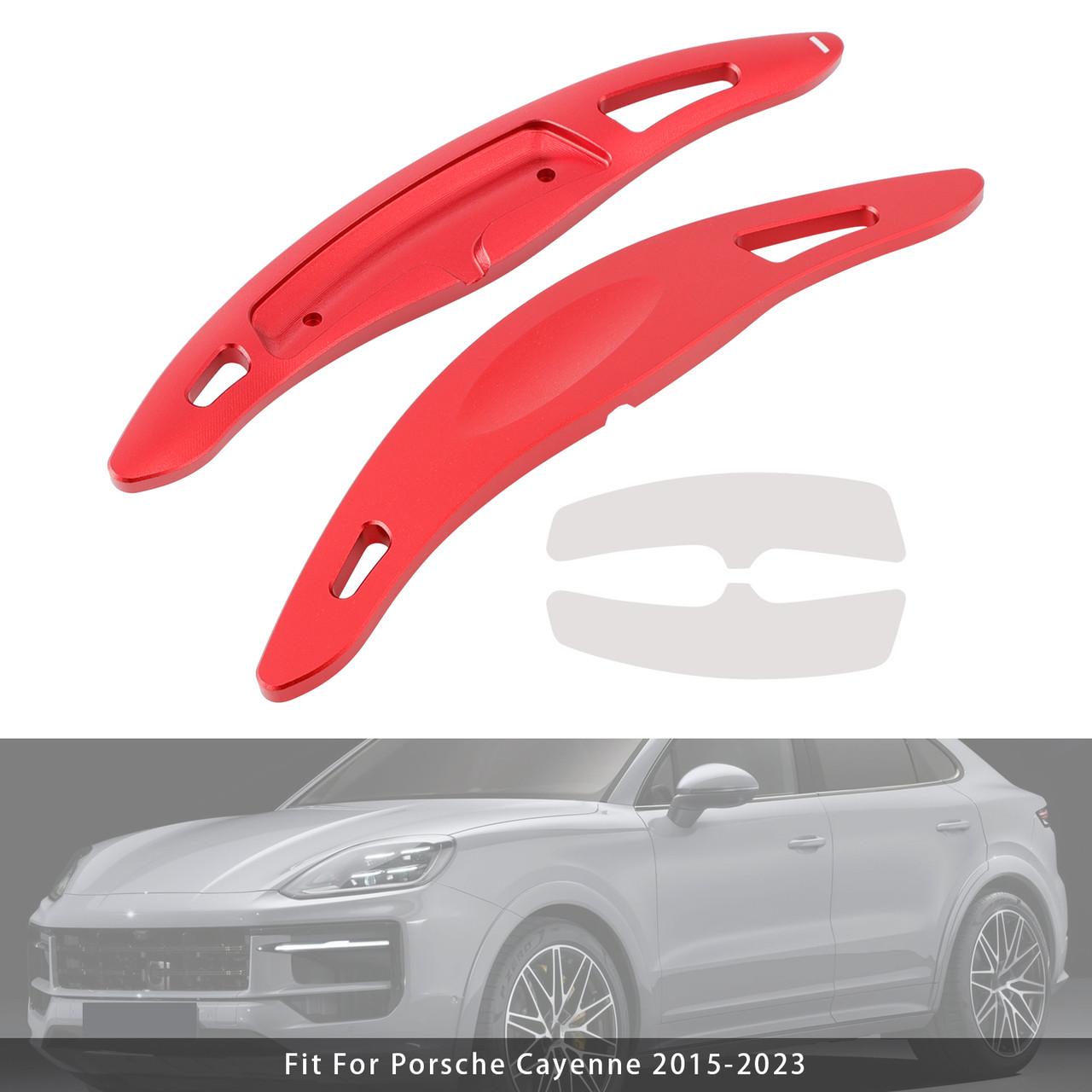 2015-2023 Porsche Cayenne Hybrid Wheel Paddle Shifter Extension Aluminium Red Generic