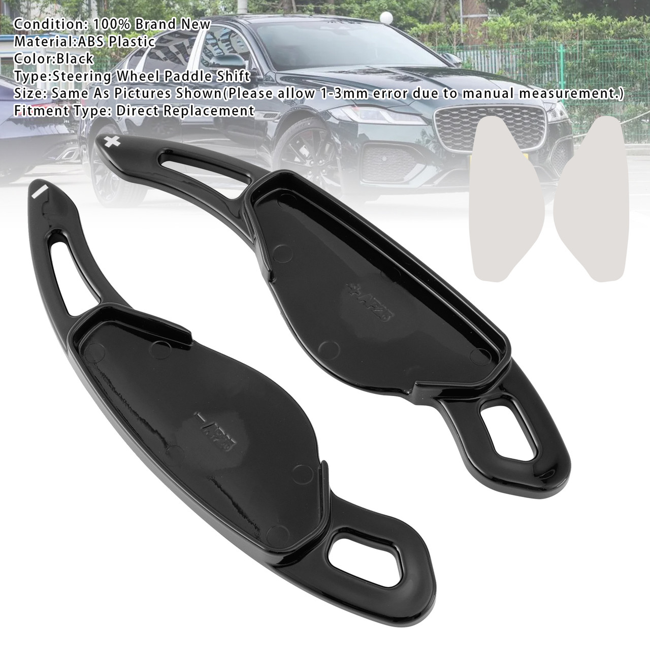 2010-2019 Jaguar F-TYPE XJ Steering Wheel Paddle Shifter Extension Black Generic 2010-2019 Jaguar F-TYPE XJ Steering Wheel Paddle Shifter Extension Black Generic