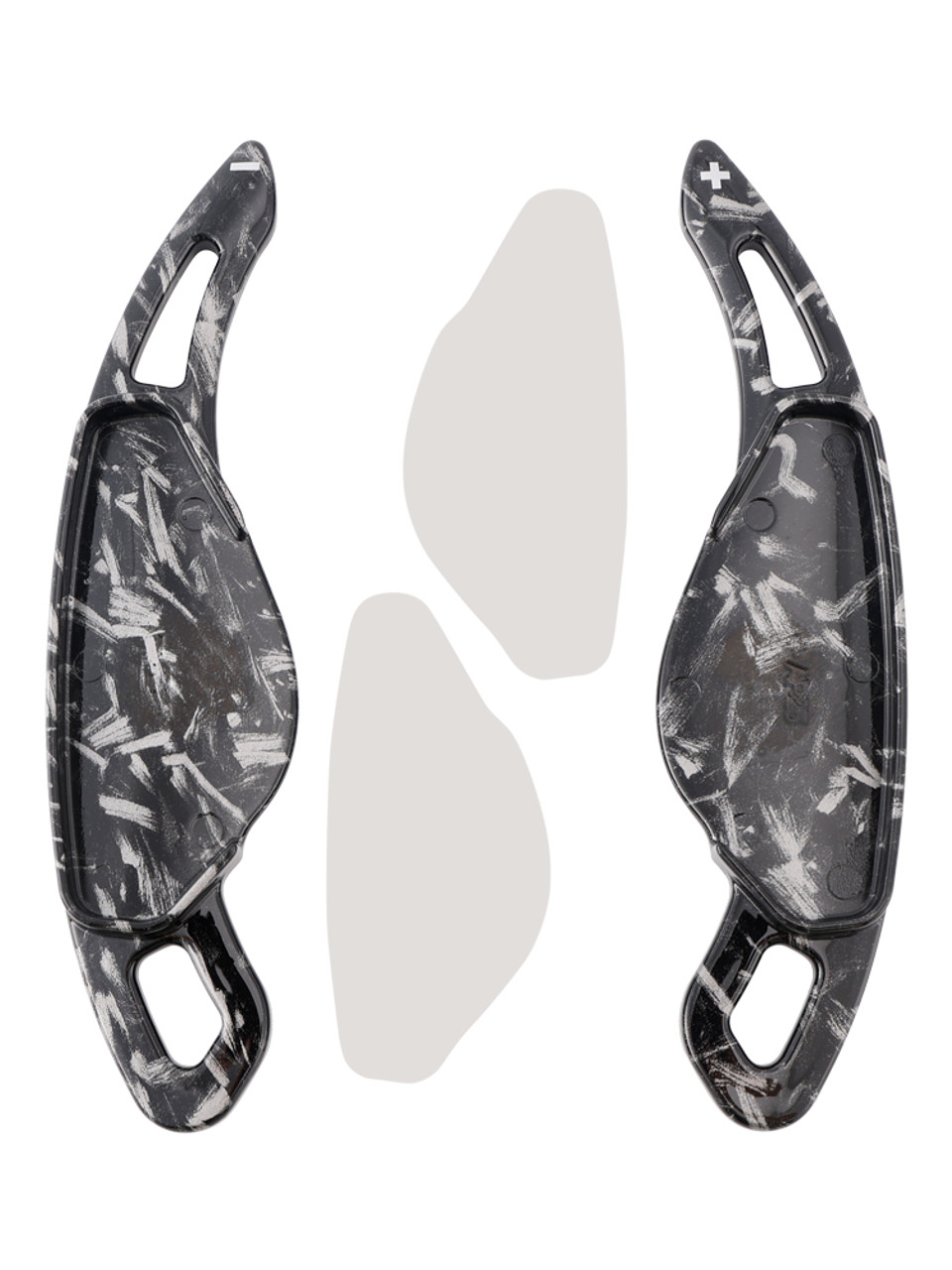 2010-2020 Land Rover Steering Wheel Paddle Shifter Extension Black Forged Pattern Generic 2010-2020 Land Rover Steering Wheel Paddle Shifter Extension Black Forged Pattern Generic