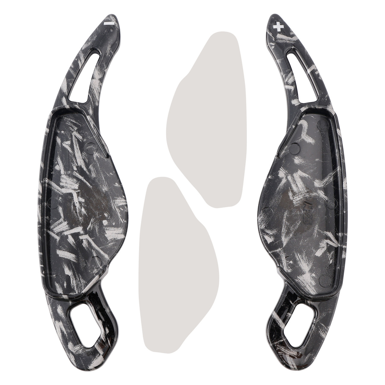 2010-2020 Land Rover Steering Wheel Paddle Shifter Extension Black Forged Pattern Generic 2010-2020 Land Rover Steering Wheel Paddle Shifter Extension Black Forged Pattern Generic