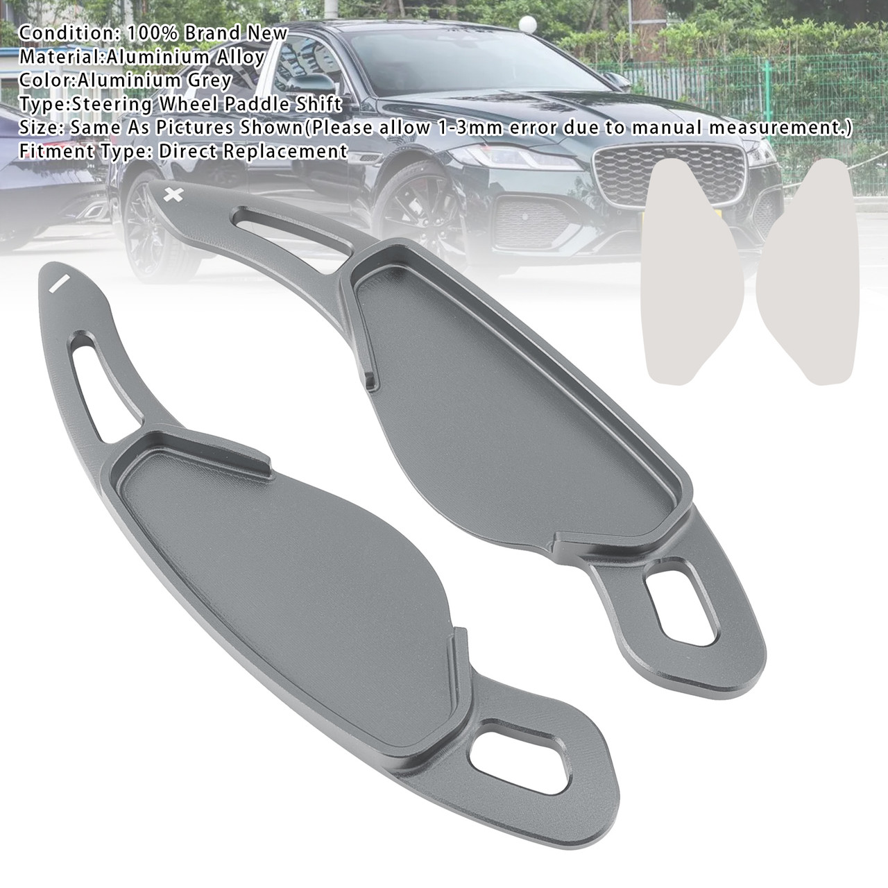 2010-2022 Range Rover Steering Wheel Paddle Shifter Extension Aluminium Grey Generic 2010-2022 Range Rover Steering Wheel Paddle Shifter Extension Aluminium Grey Generic