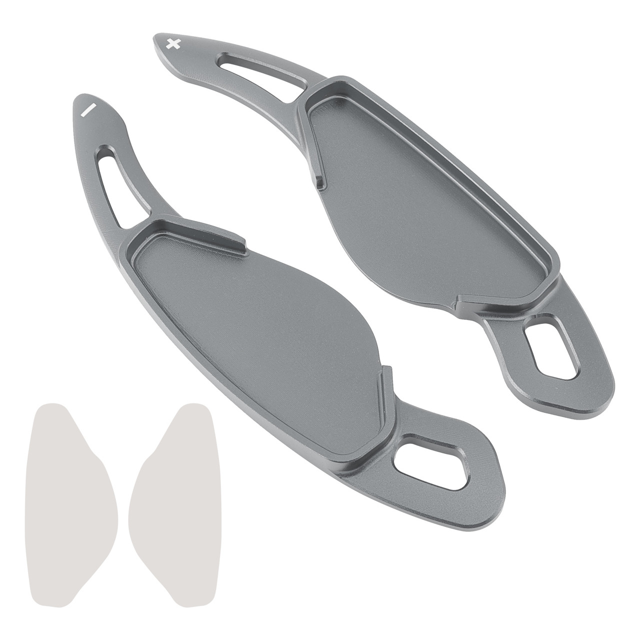 2010-2020 Land Rover Steering Wheel Paddle Shifter Extension Aluminium Grey Generic 2010-2020 Land Rover Steering Wheel Paddle Shifter Extension Aluminium Grey Generic